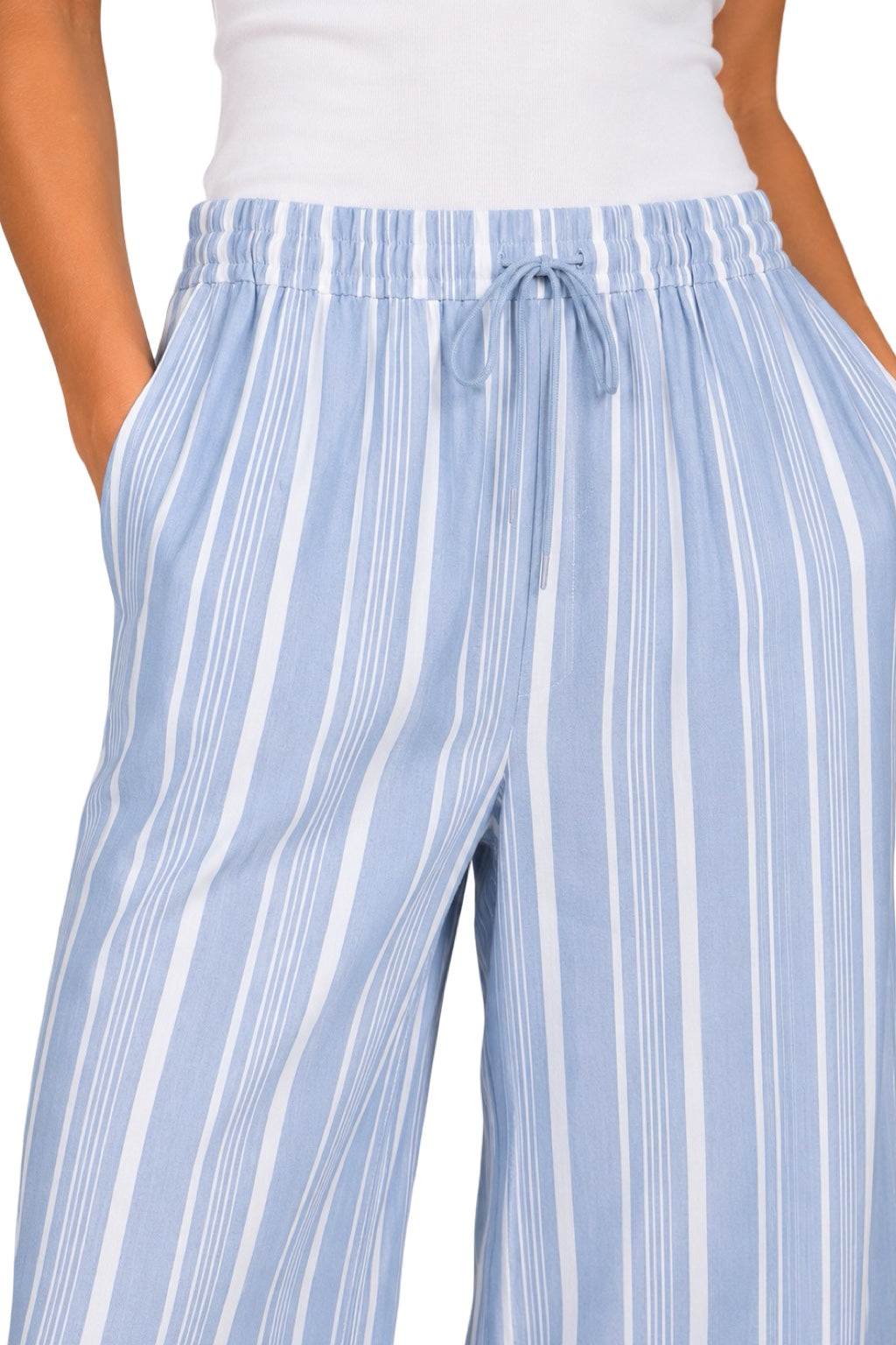 Pantaloni palazzo a righe