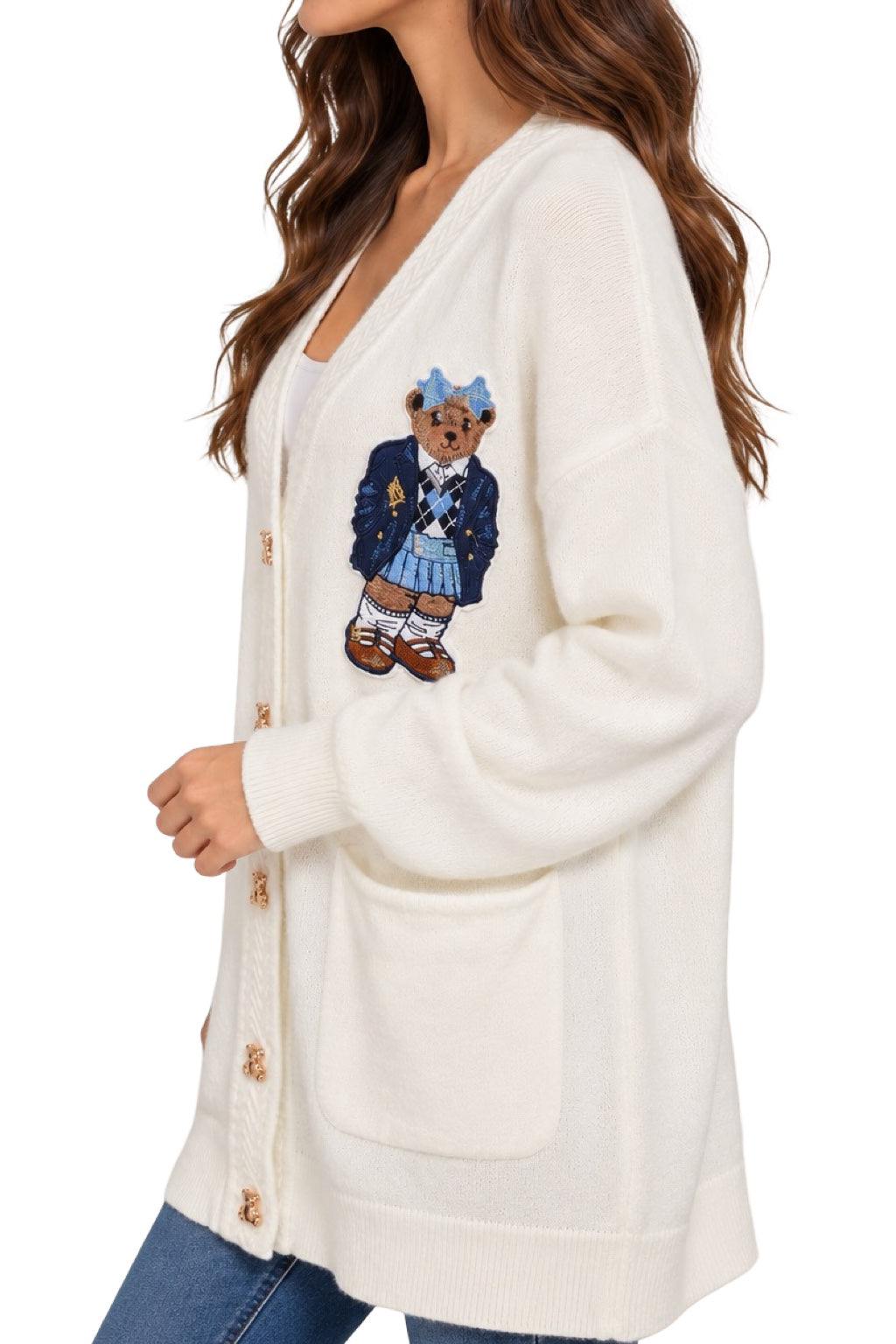 Cardigan Lungo Teddy