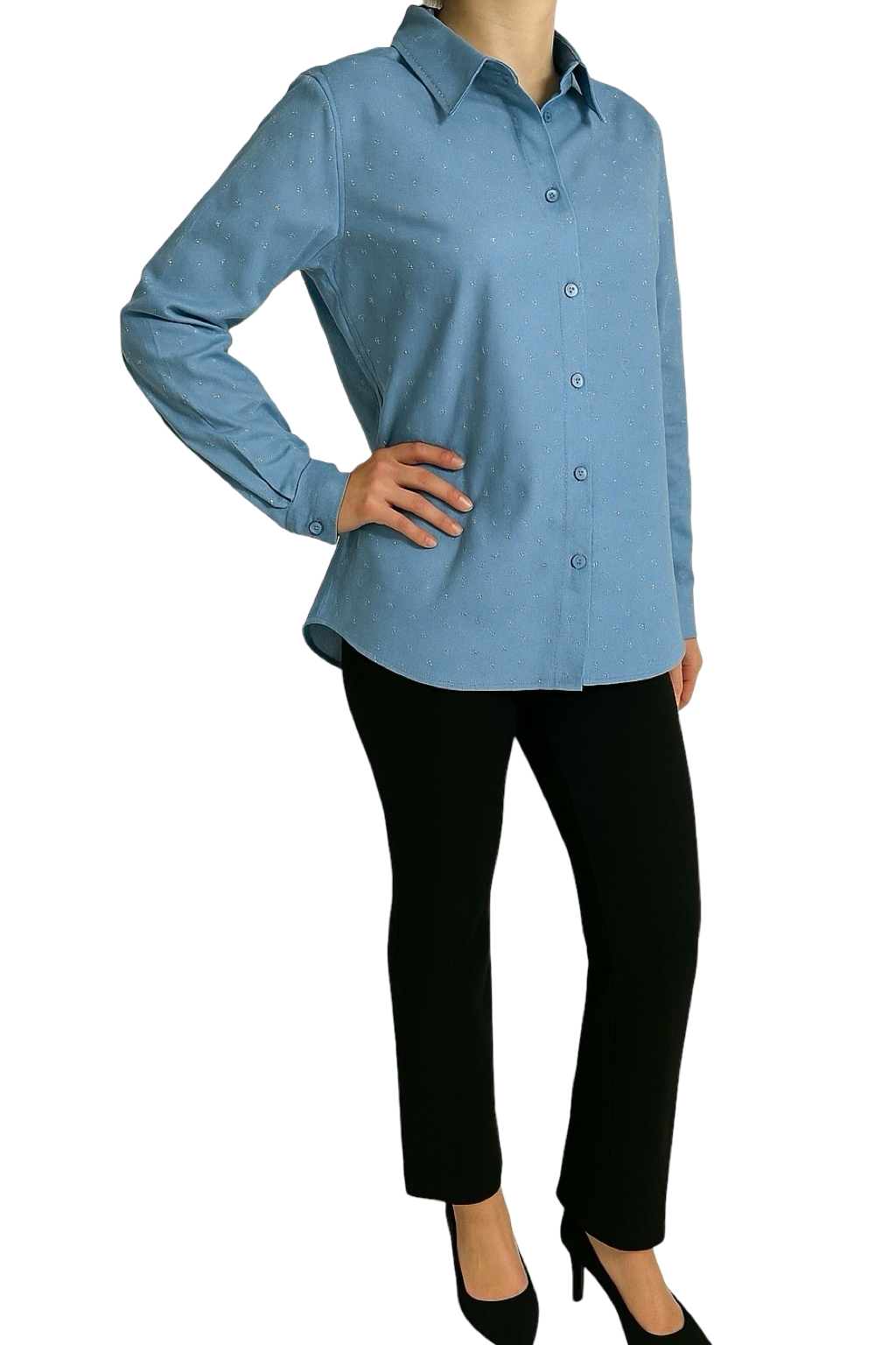 Camicia Jeans Brillantini