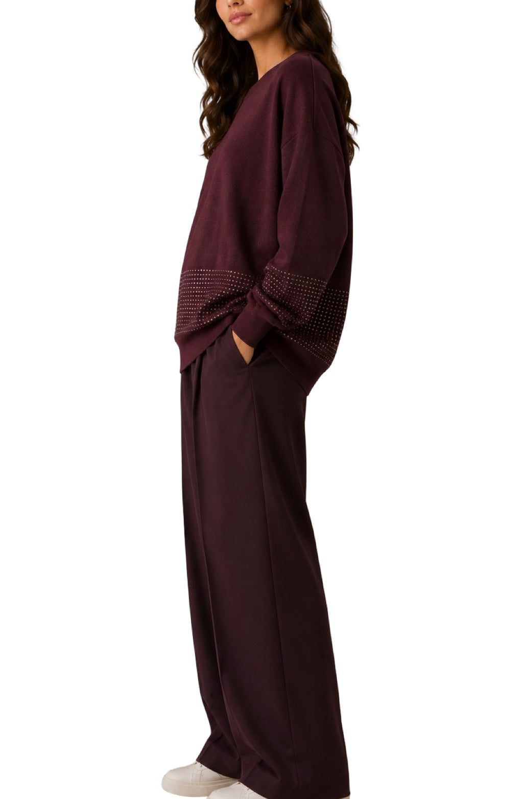 Maglia Lunga Fascia Paillettes