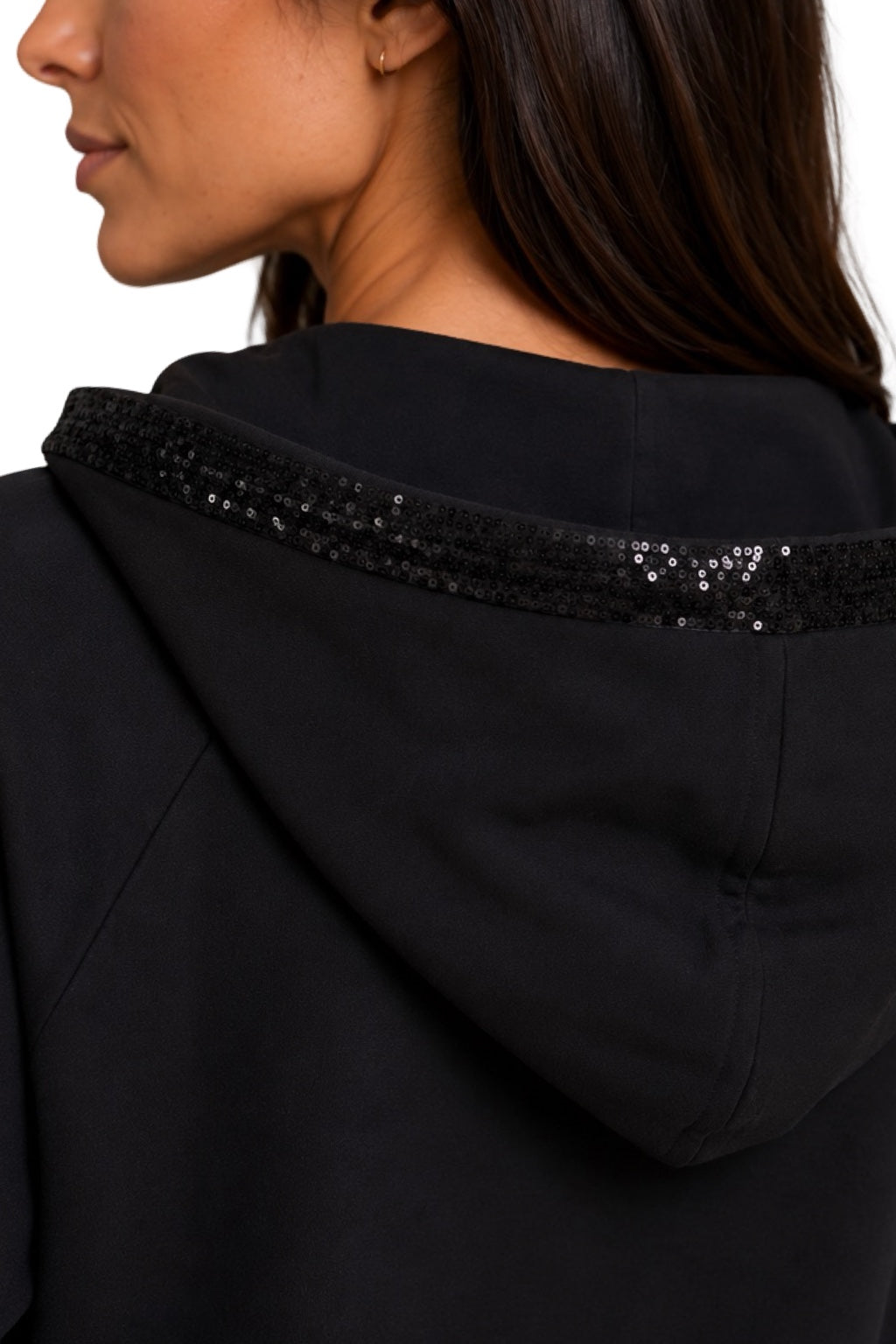Tuta donna Cappuccio Pailettes