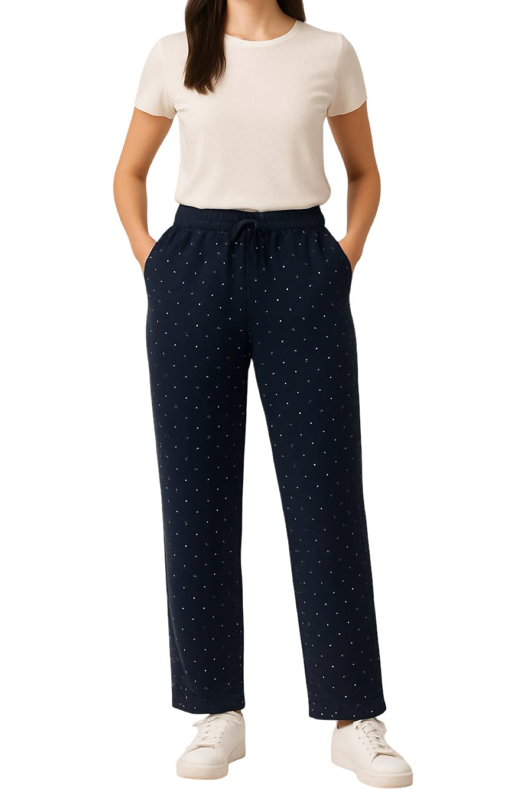 Pantaloni Felpati brillantini