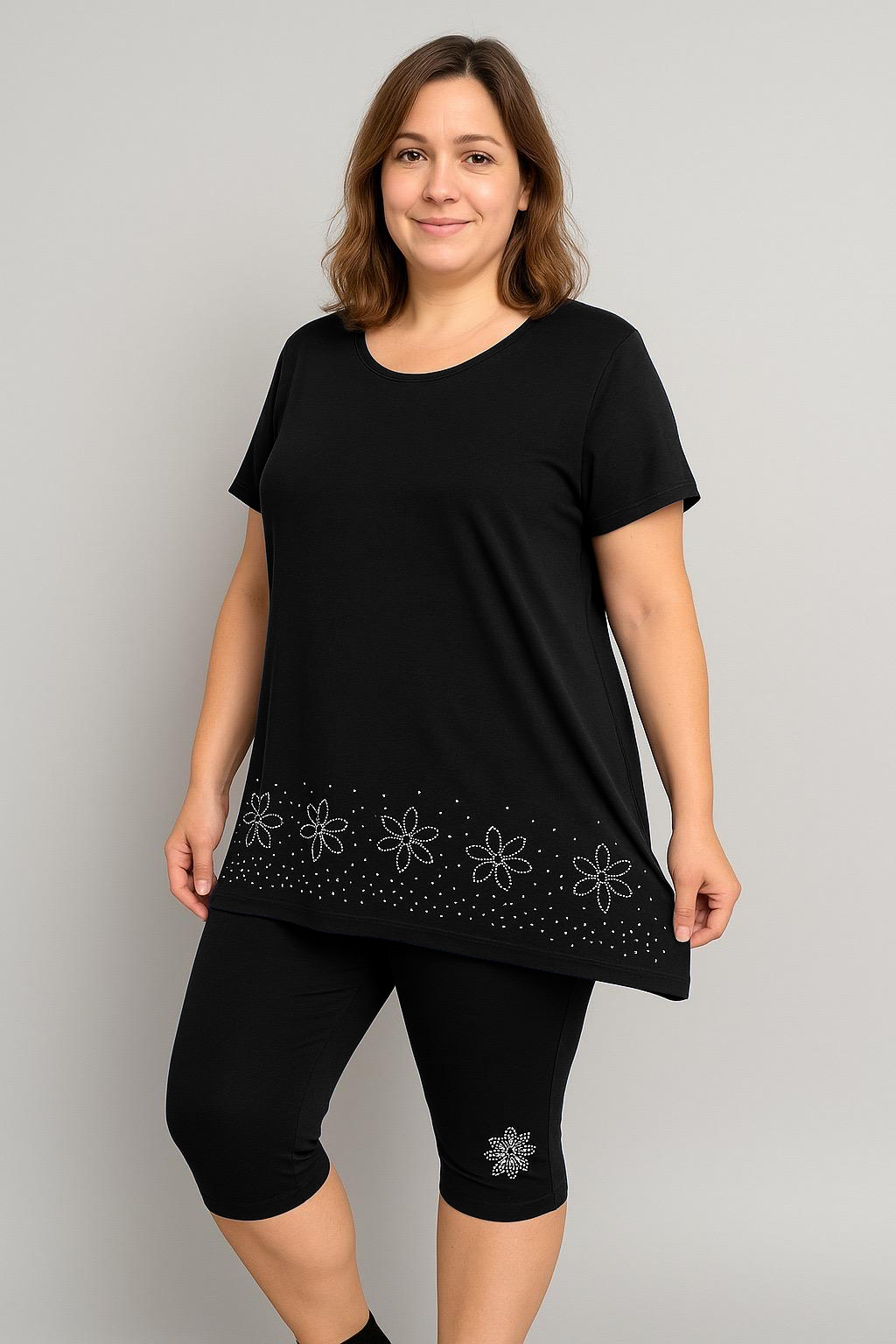 Coordinato Strass + Leggings push up