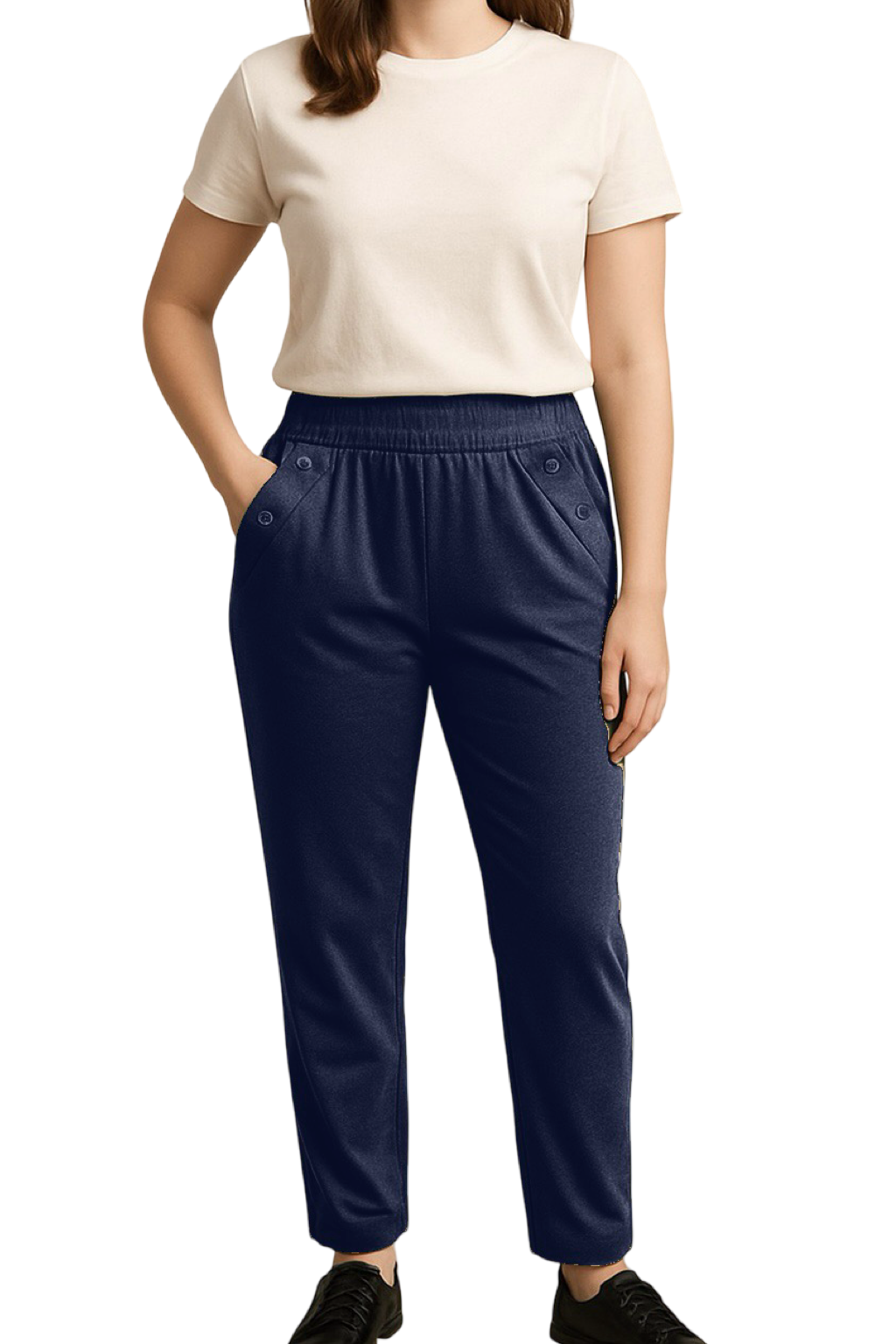 Pantaloni Basic con elastico