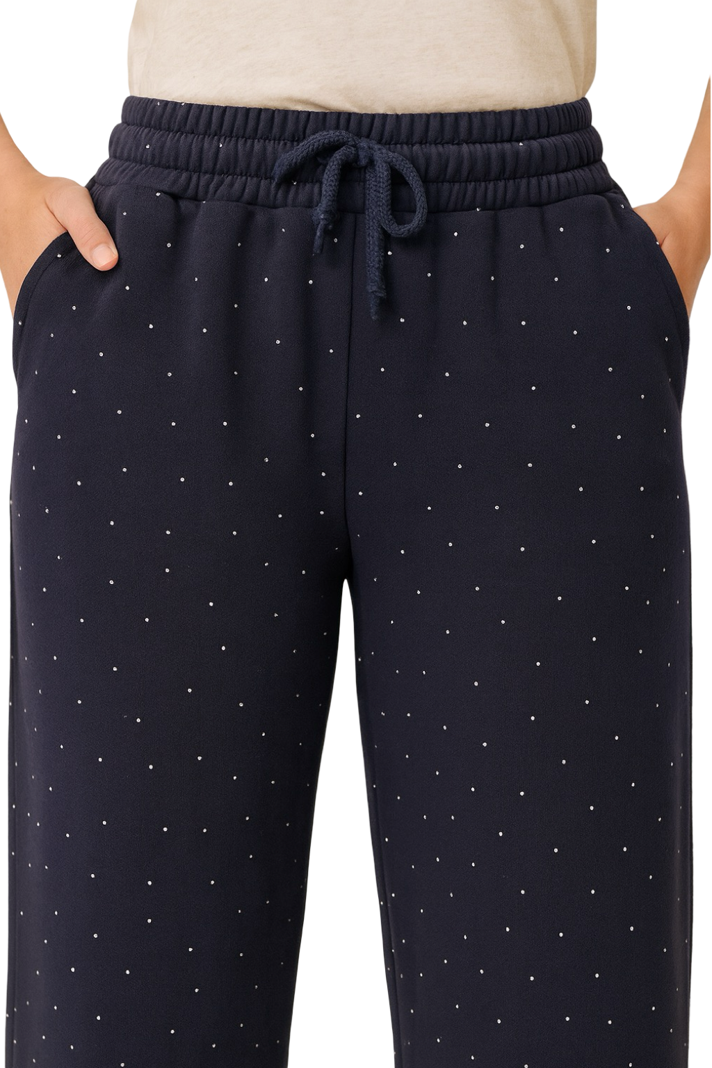 Pantaloni Felpati brillantini