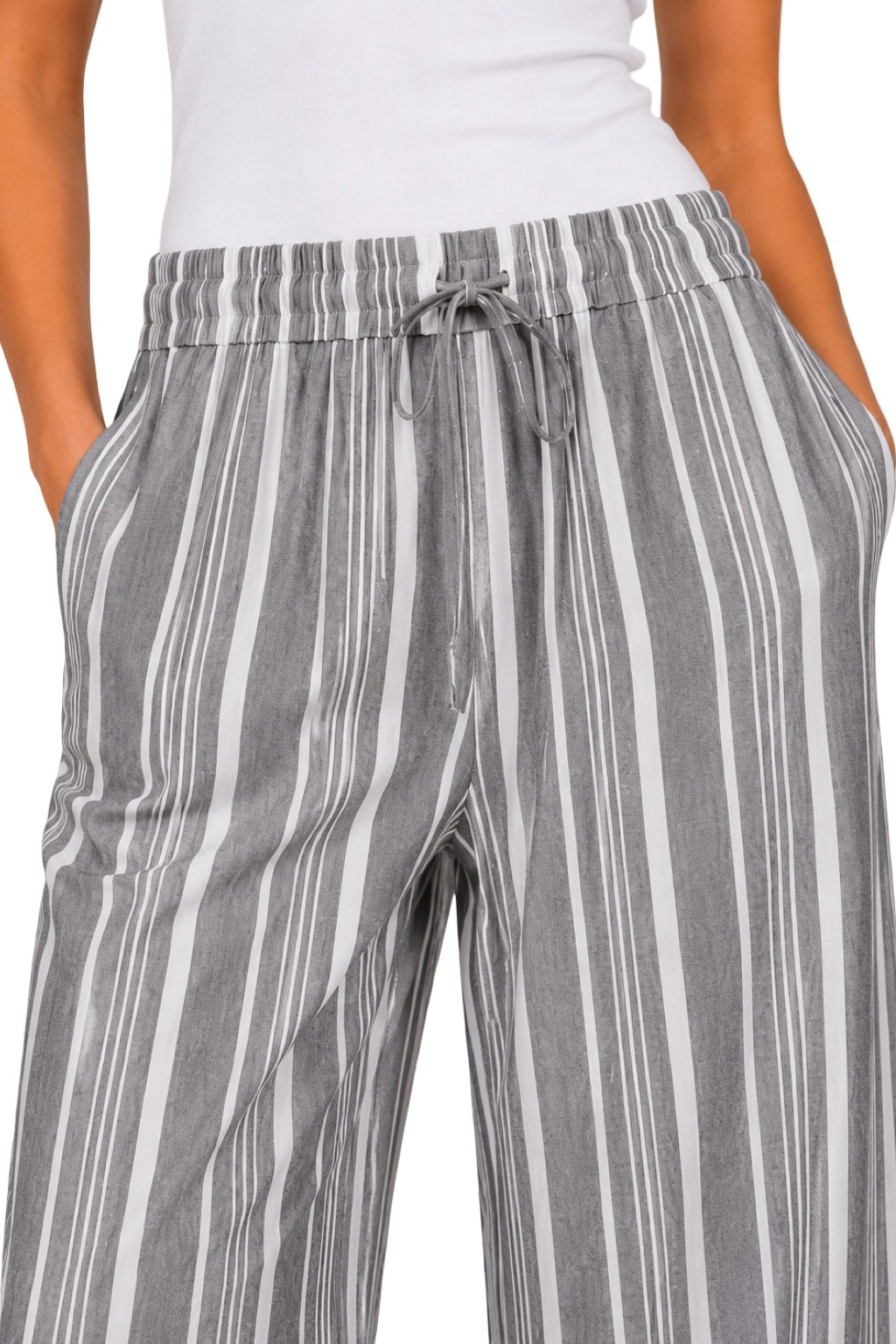 Pantaloni palazzo a righe
