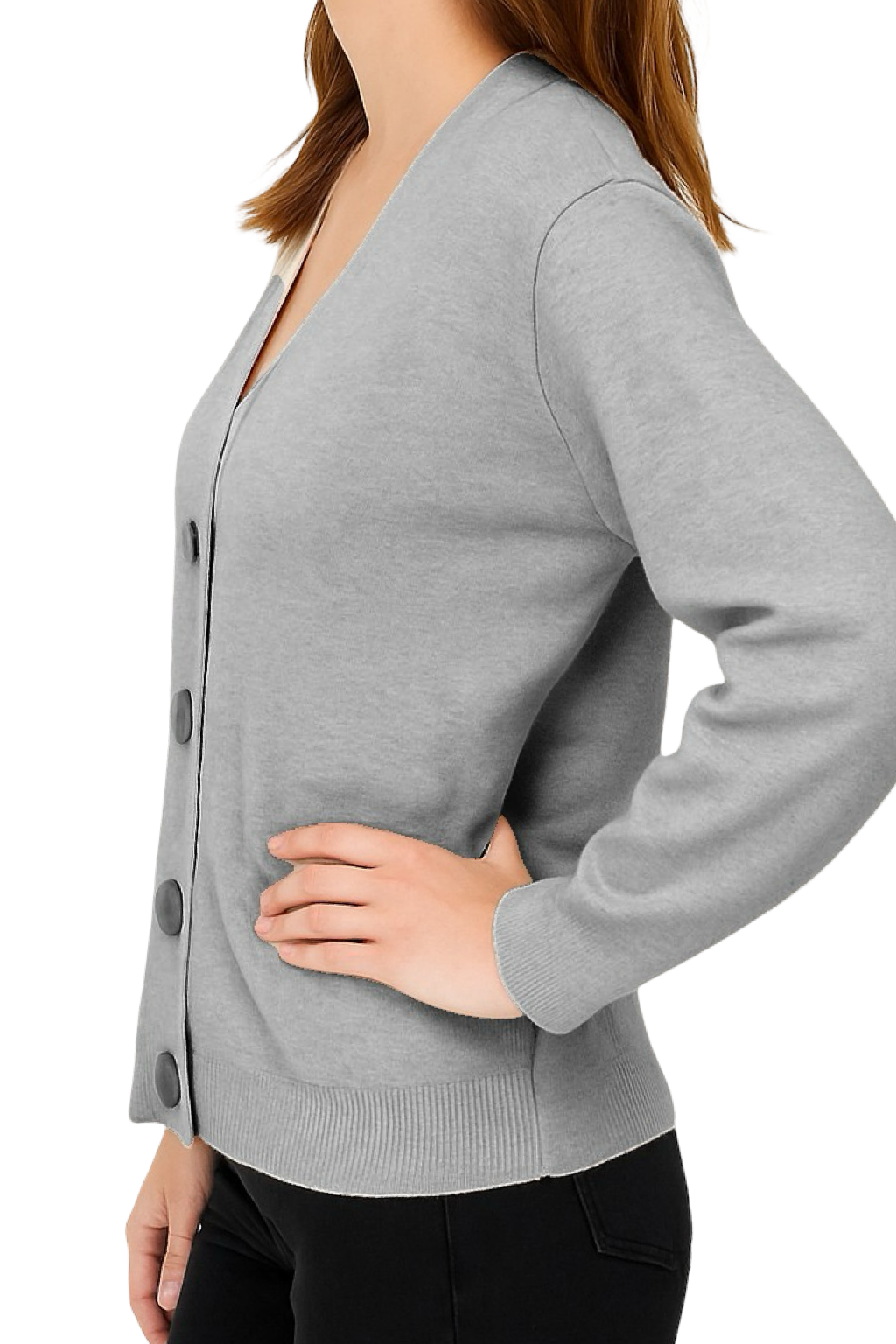 Cardigan Bottoni Dorati