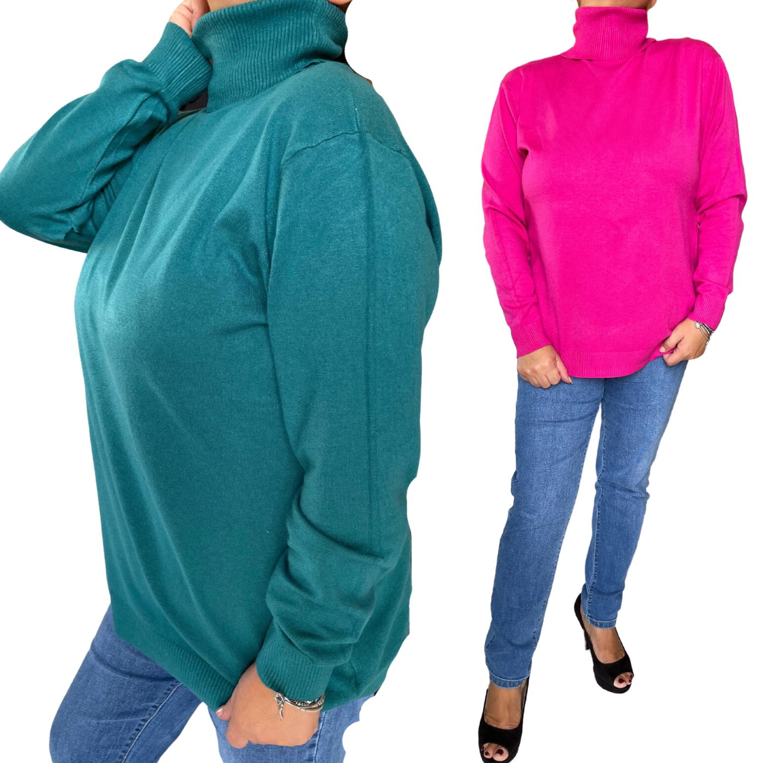 Maglia Collo alto Oversize