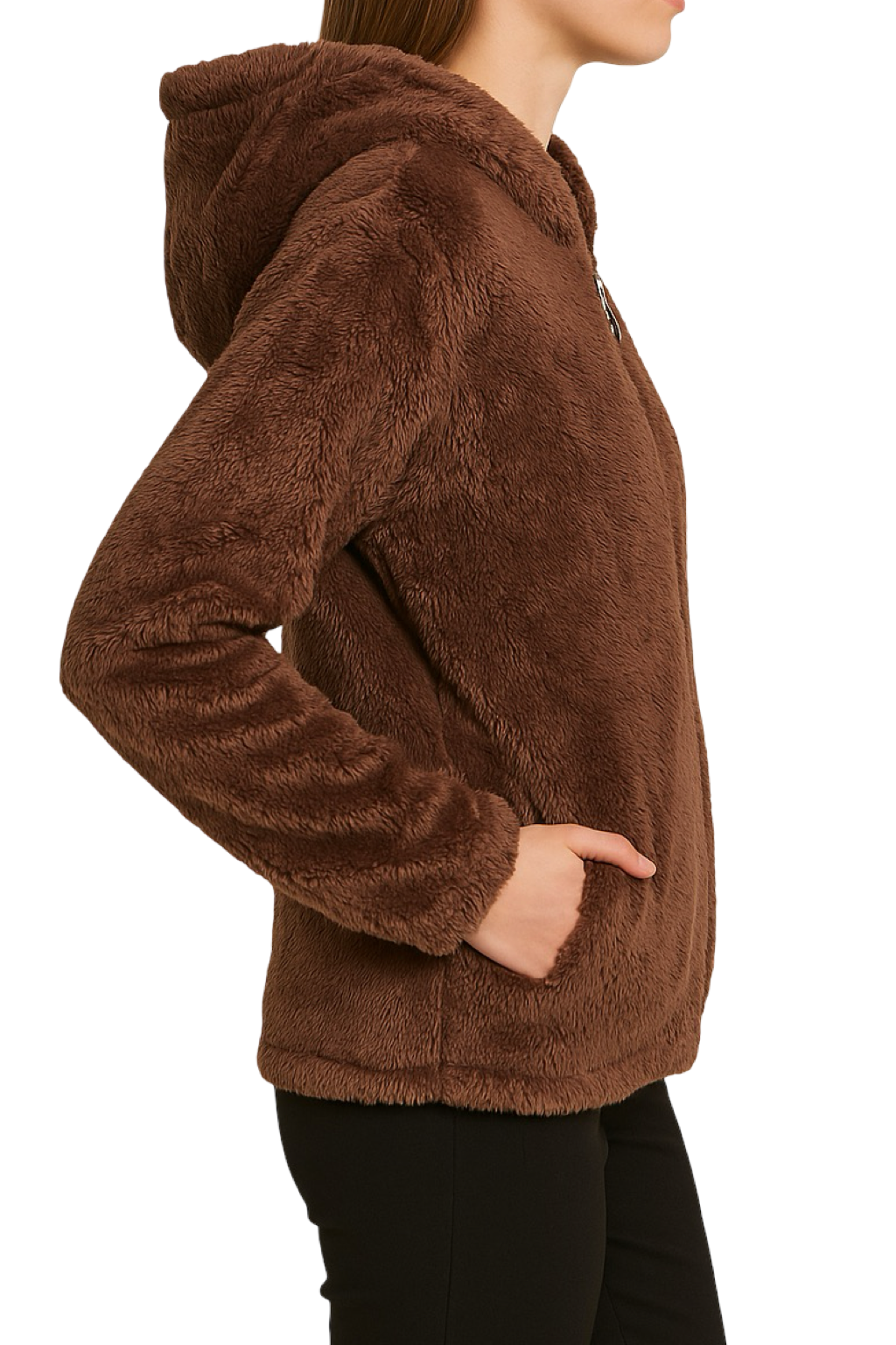 Pelliccia Stile Felpa