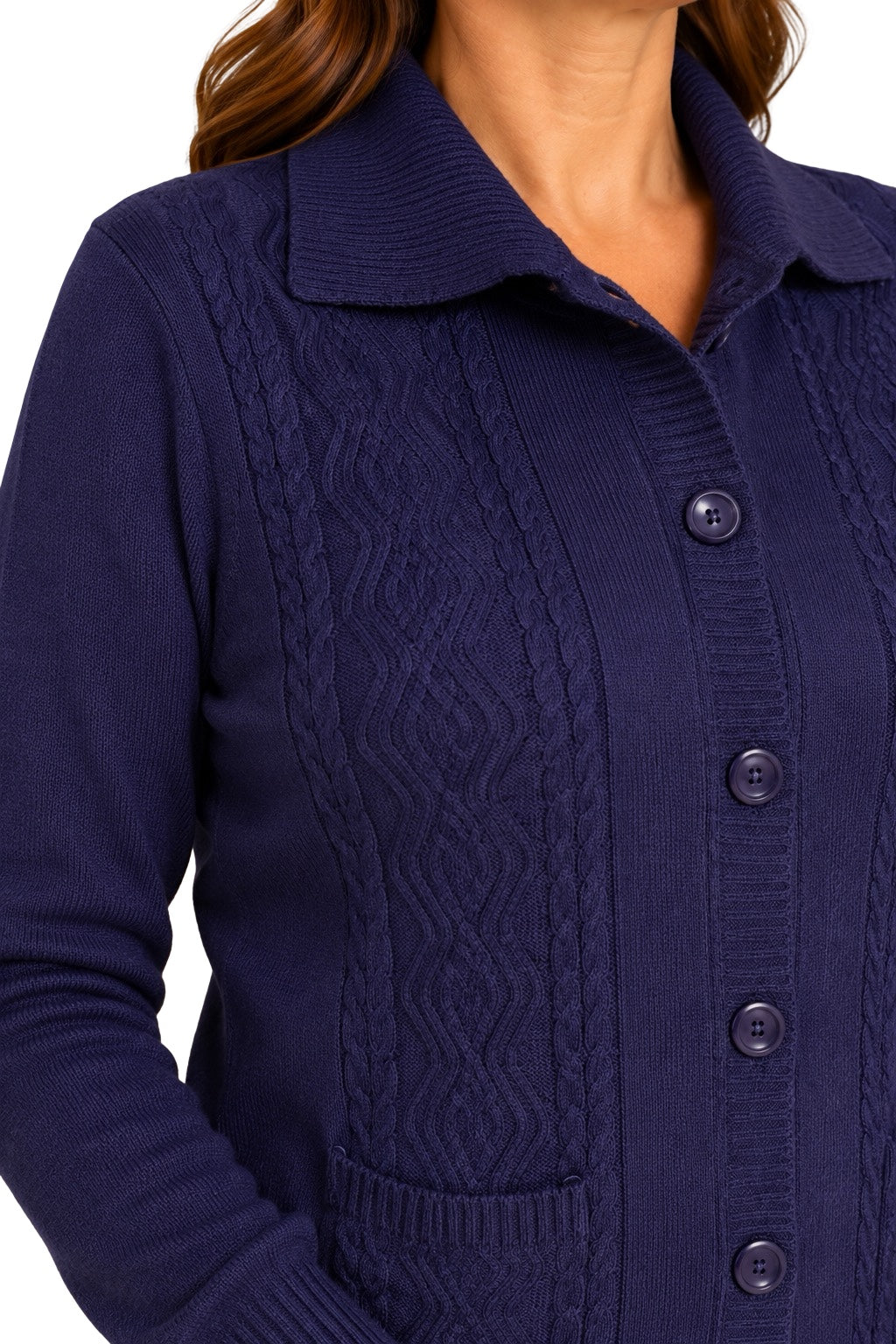 Cardigan Bottoni e Tasche