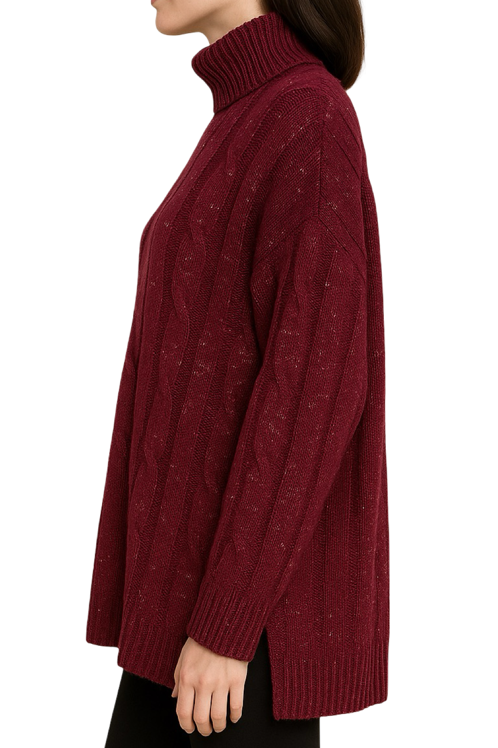 Maglione Lungo Glitter Natalizio