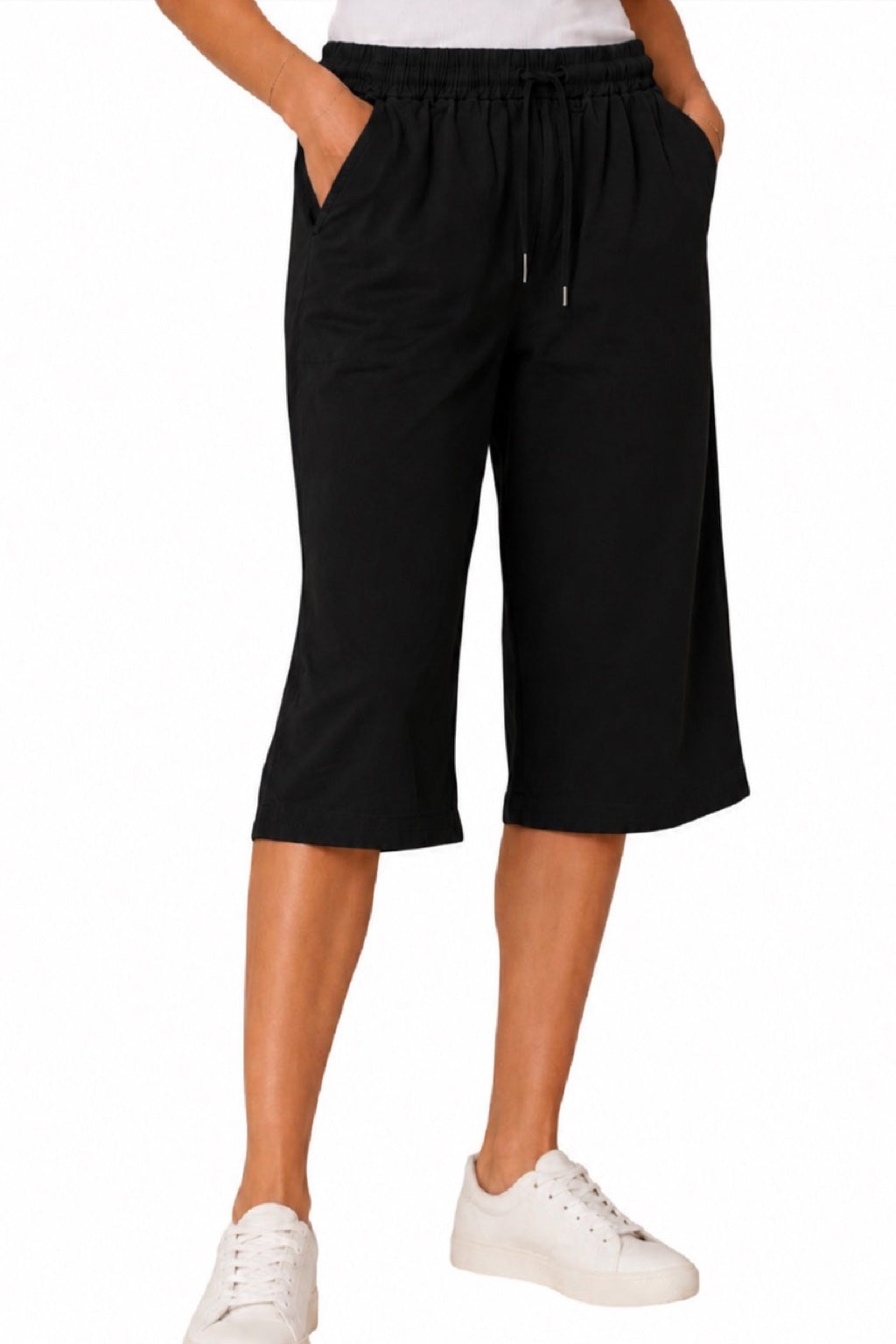 Pantaloni Capri Jeans color