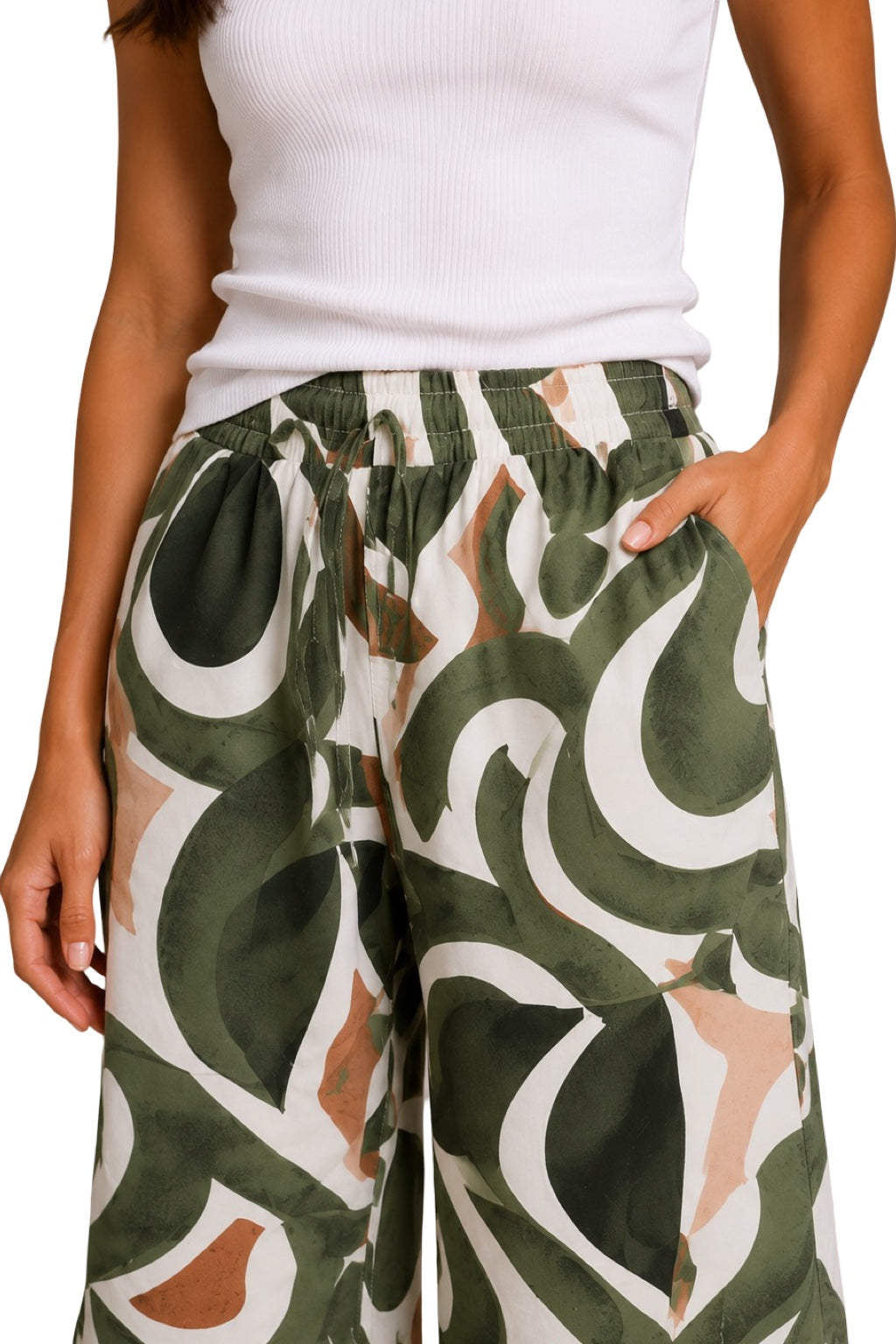 Pantaloni Capri Fantasia
