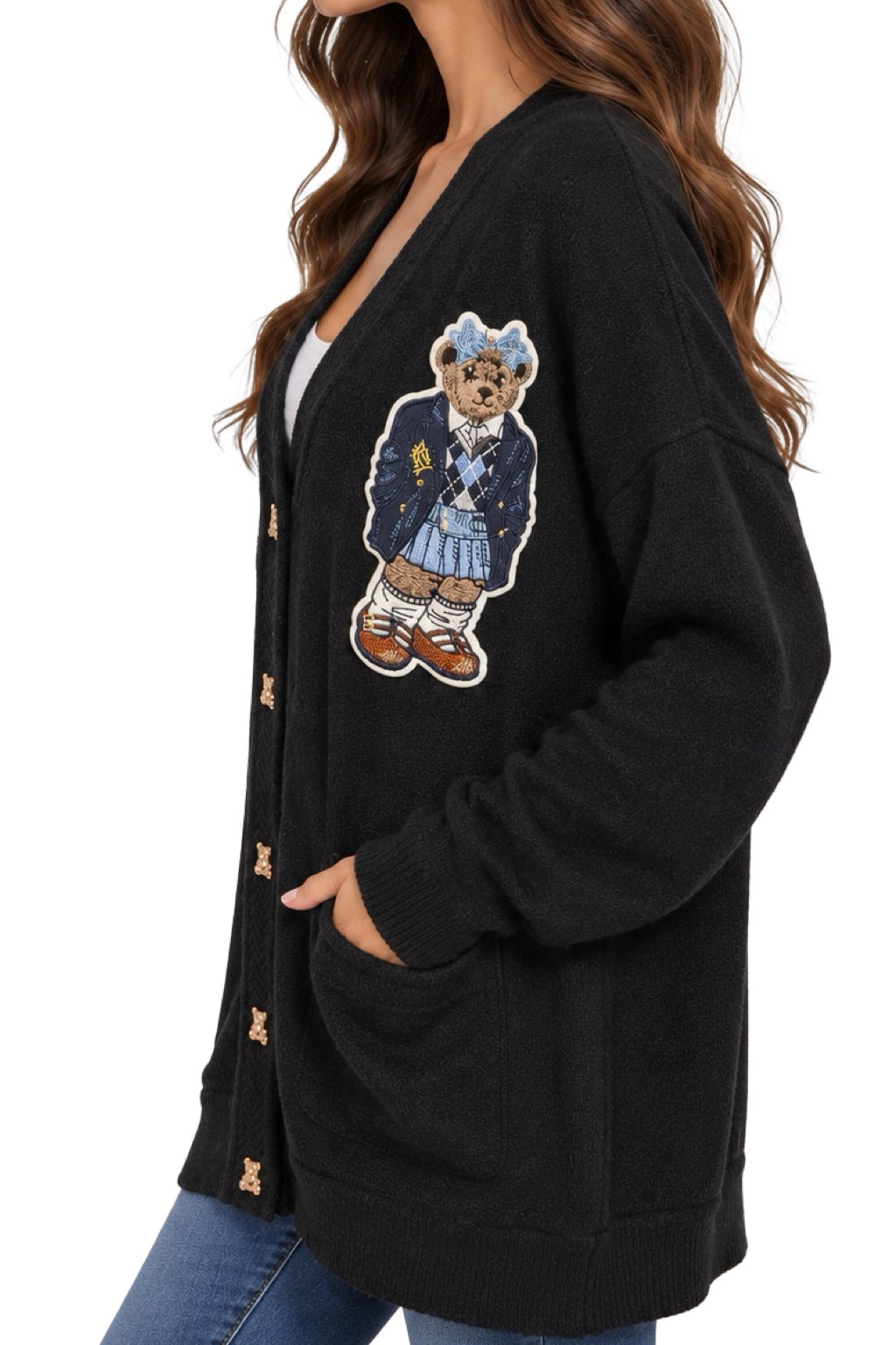 Cardigan Lungo Teddy