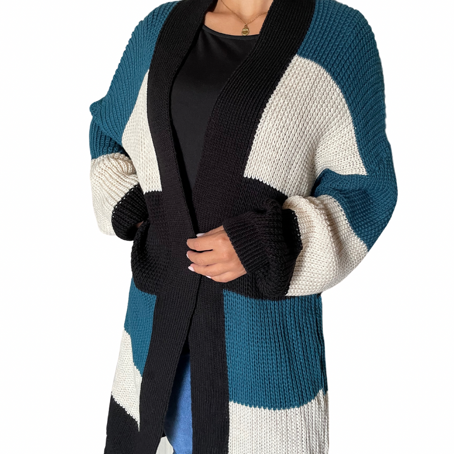 Cardigan Lungo Lana