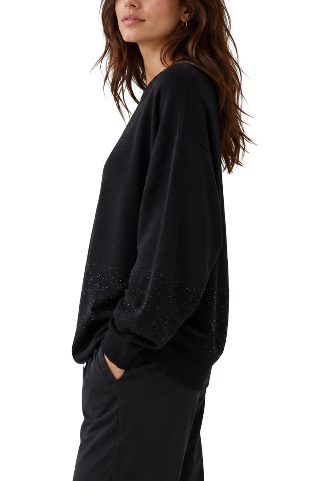 Maglia Lunga Fascia Paillettes