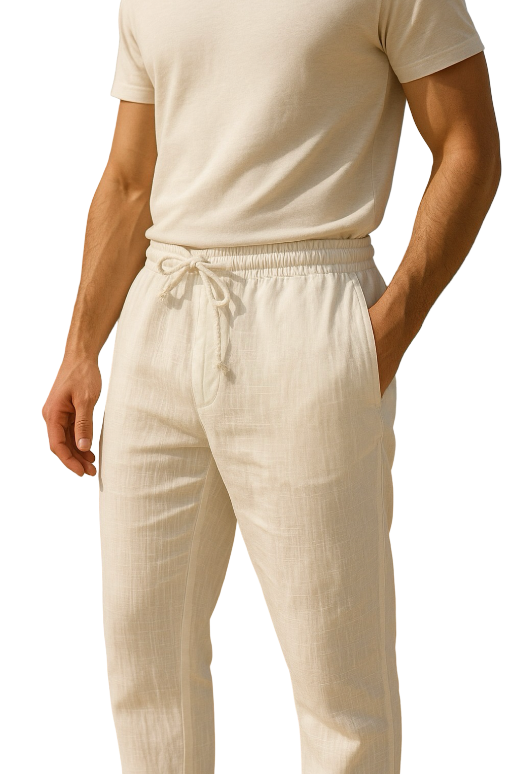Pantaloni Lino uomo