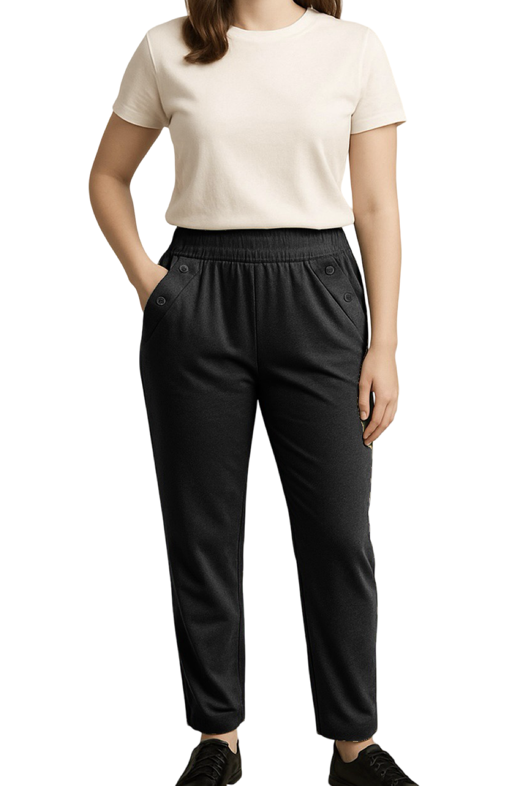 Pantaloni Basic con elastico