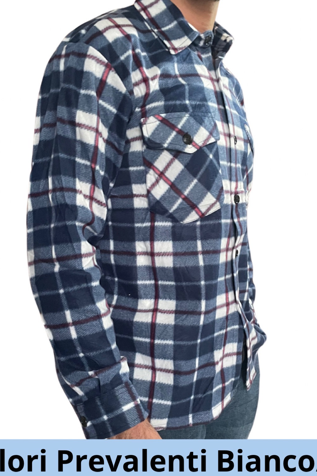 Camicia Pile Uomo