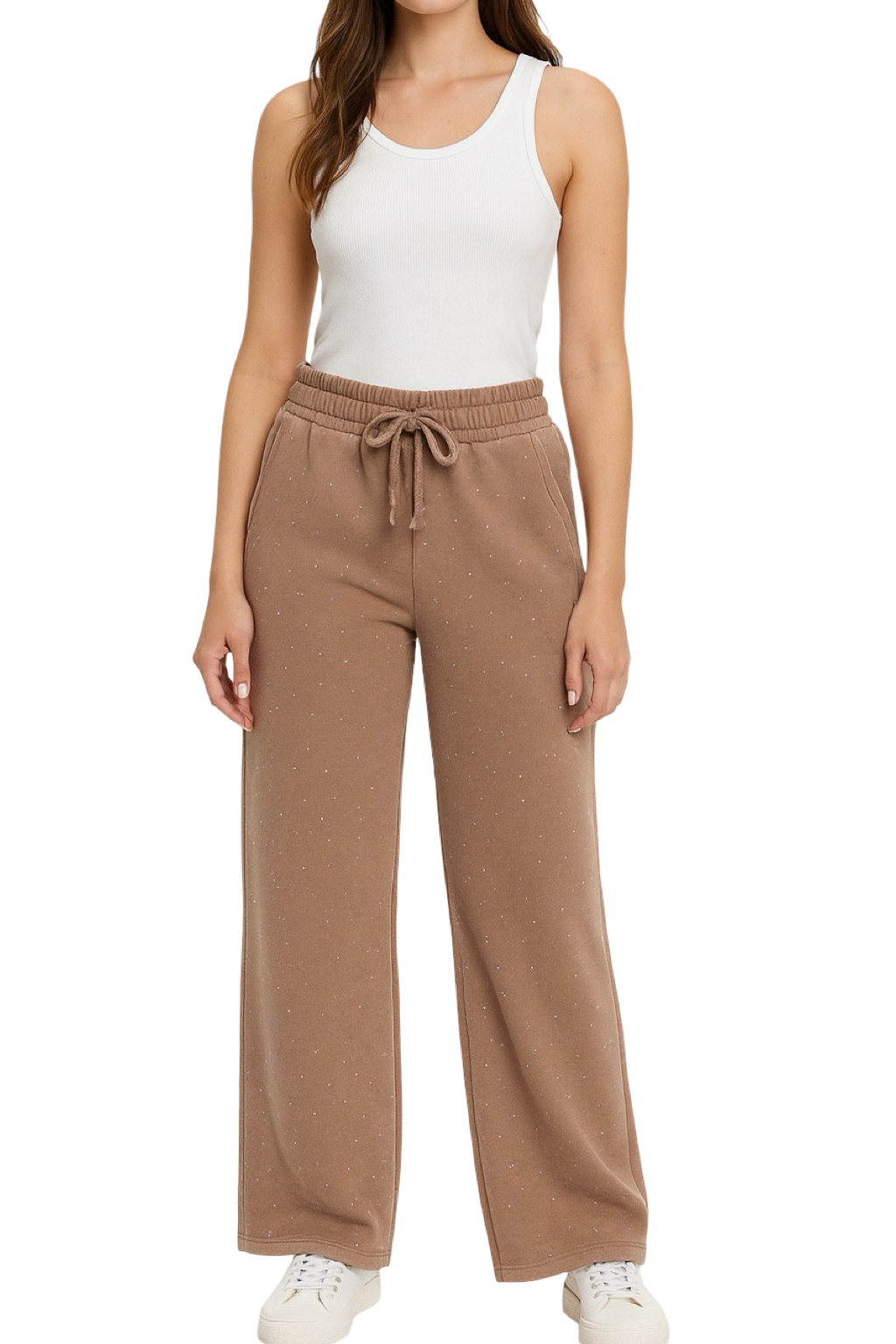 Pantaloni Felpati brillantini