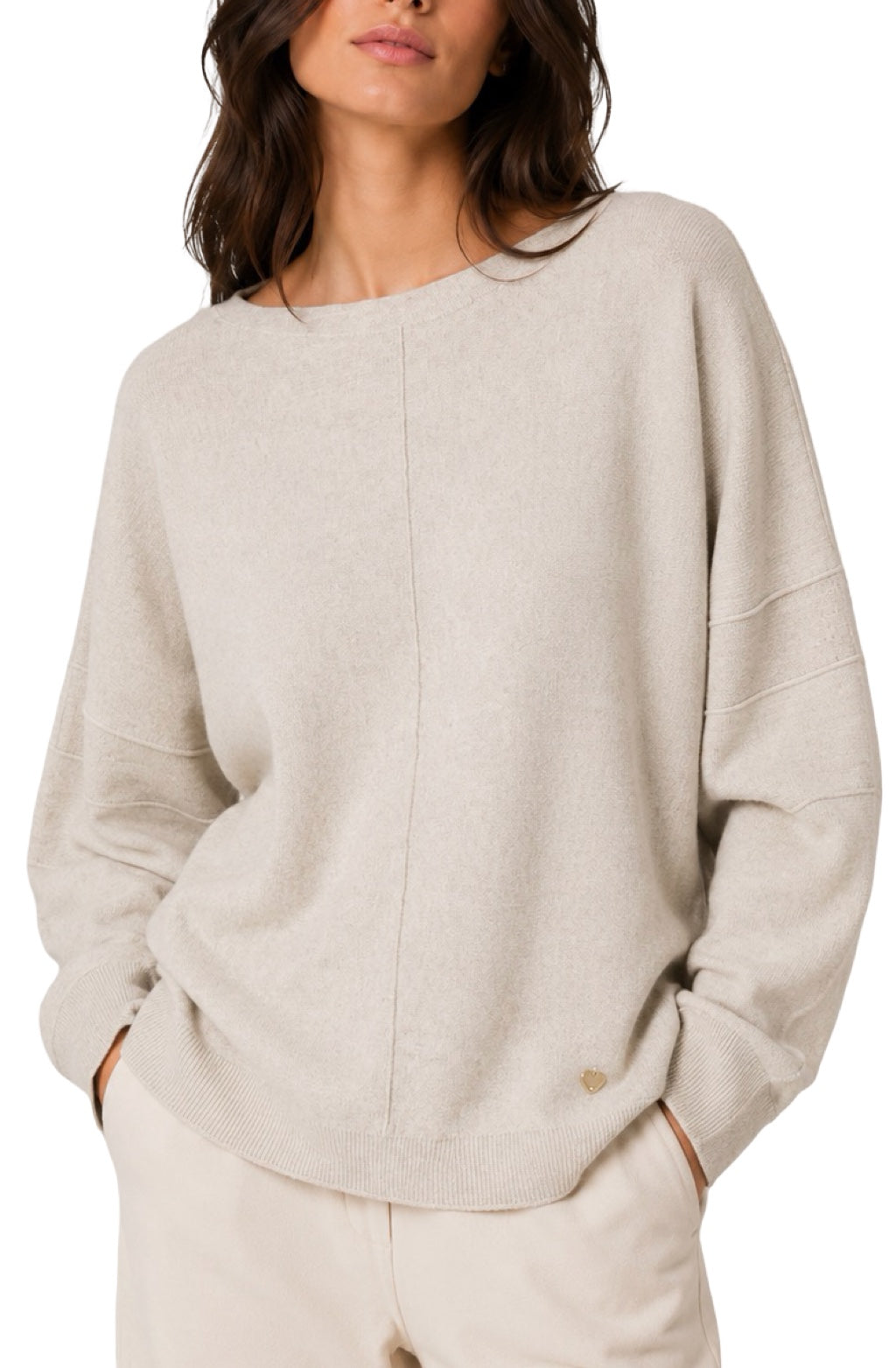 Maglia con Paillettes sulle maniche