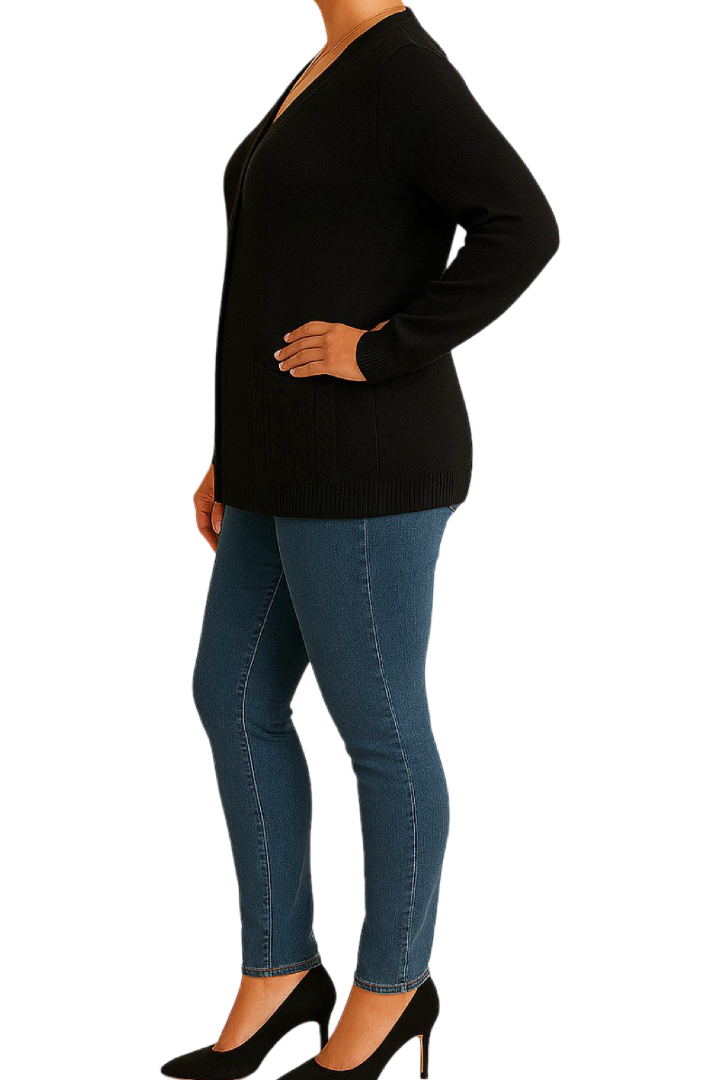 Cardigan Bottoncini e Tasche