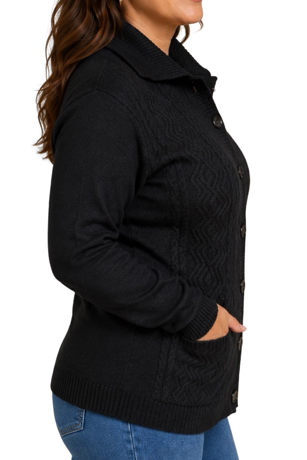 Cardigan Bottoni e Tasche