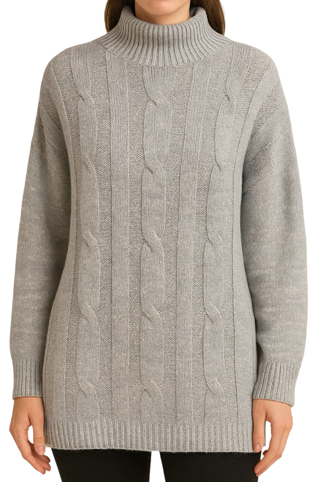 Maglione Lungo Glitter Natalizio