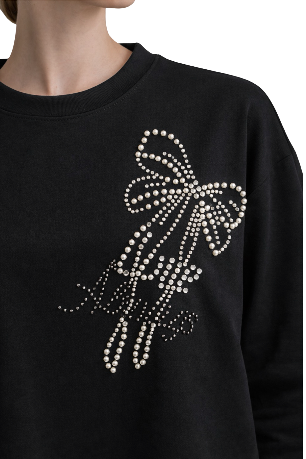 Maglia Camoscio con perline