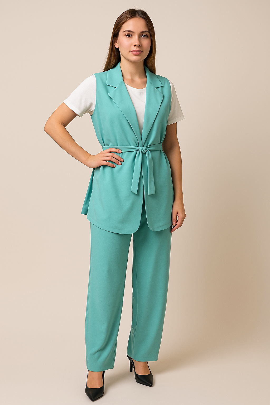 Completo Elegante Gilet + Pantaloni