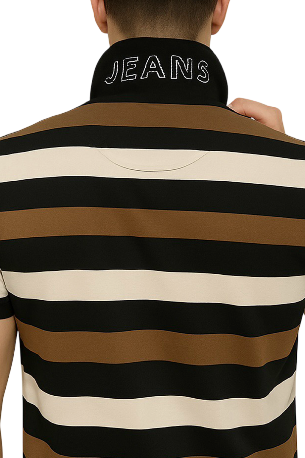 Polo a righe uomo