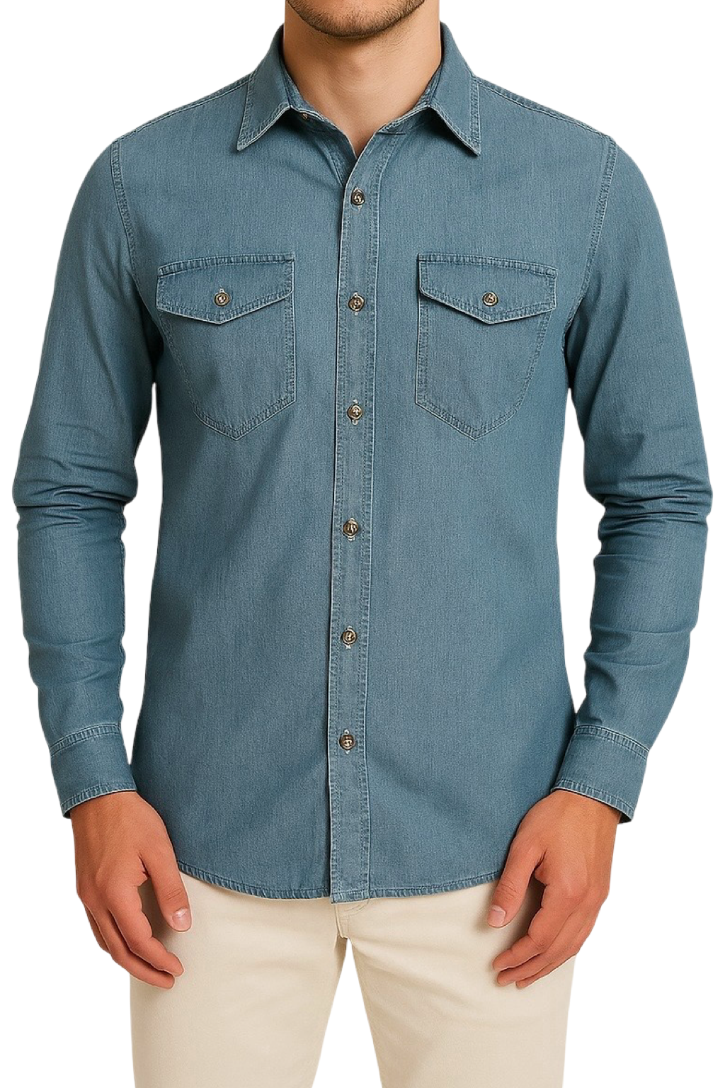 Camicia Jeans Uomo