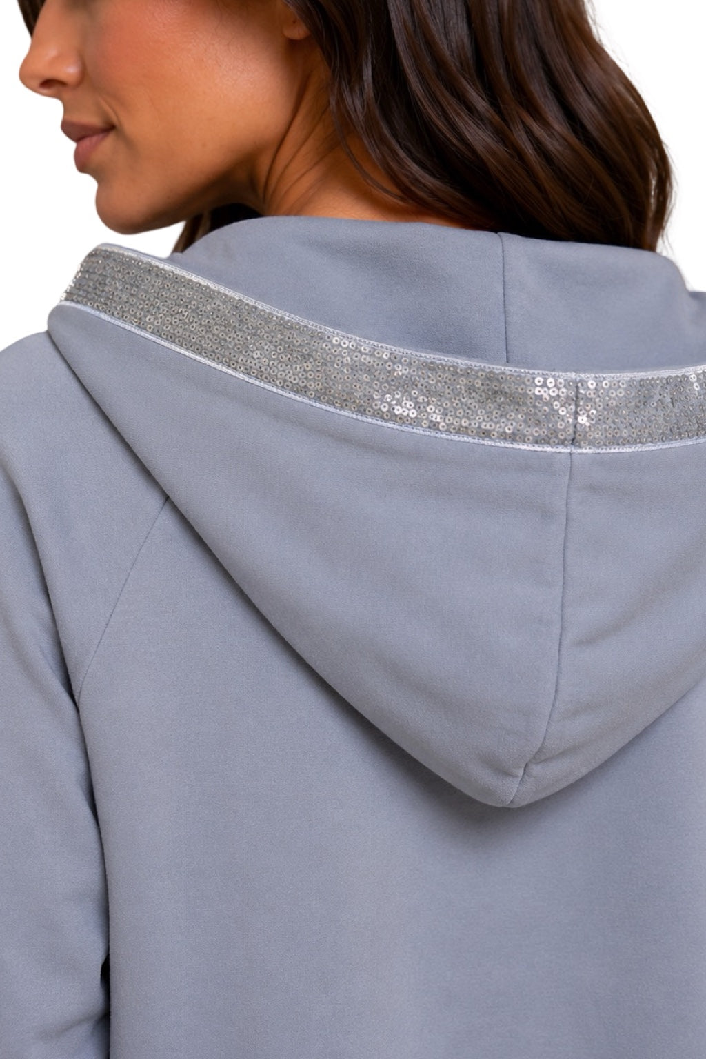 Tuta donna Cappuccio Pailettes
