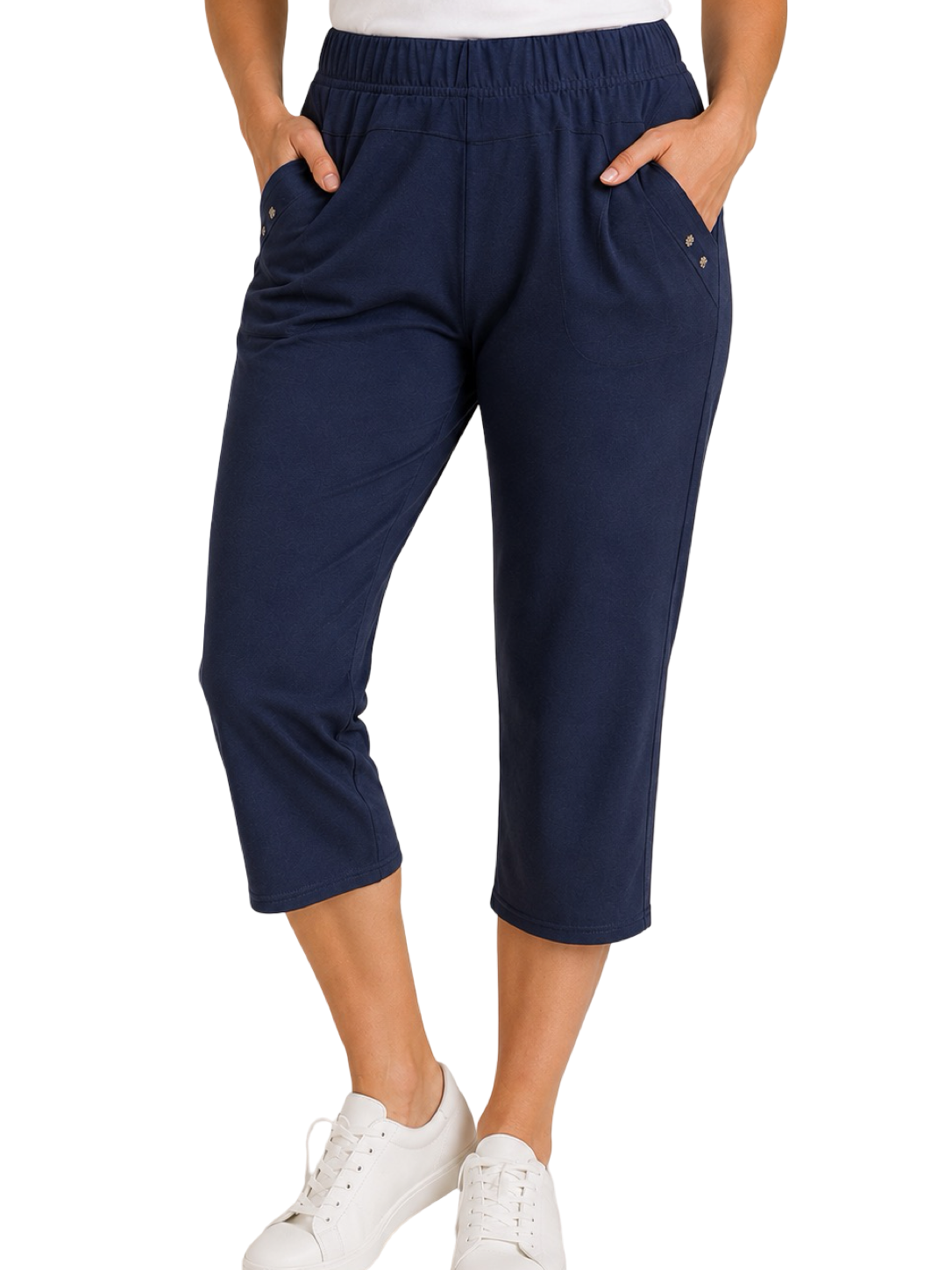 Pantaloni Capri con elastico