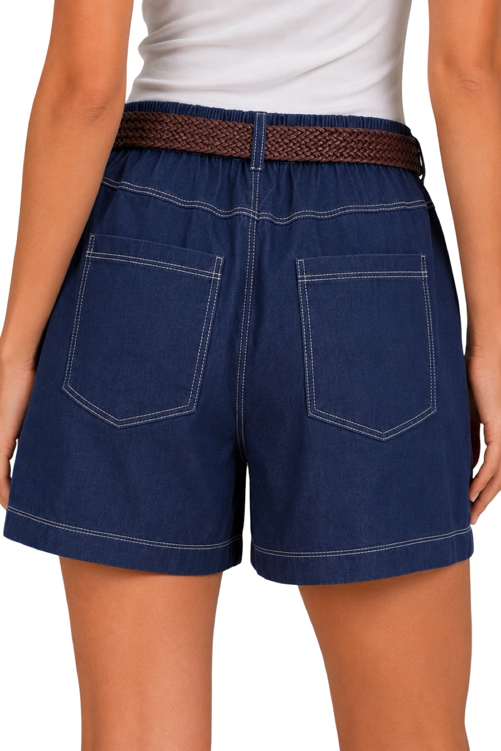 Pantaloncini con cinturino