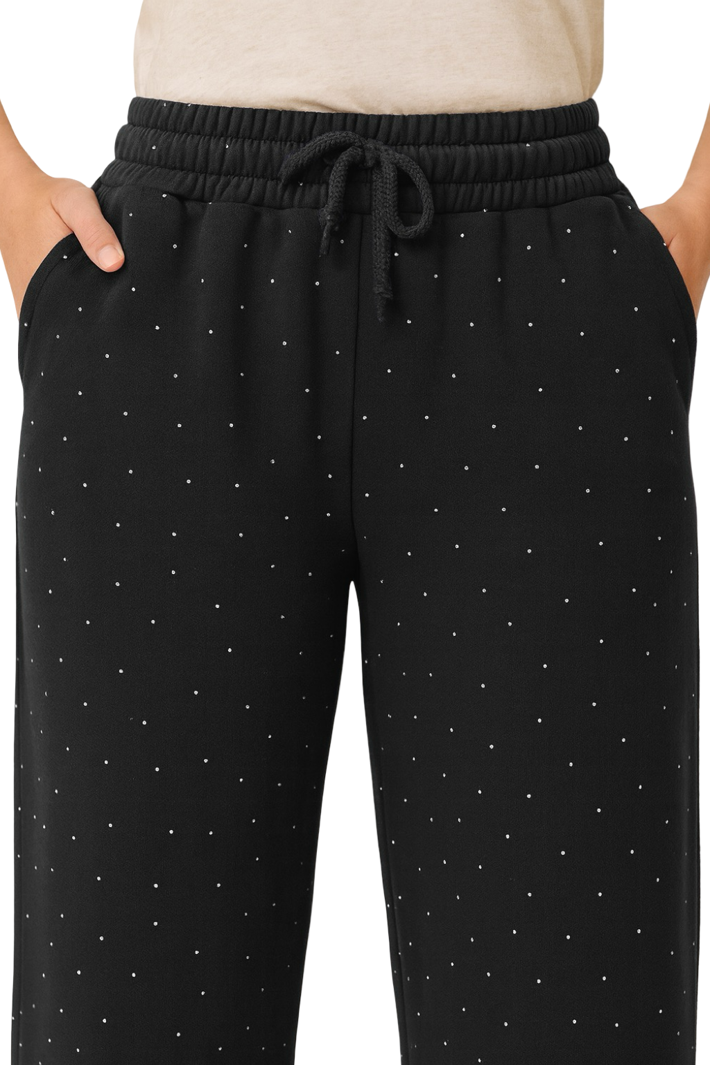 Pantaloni Felpati brillantini