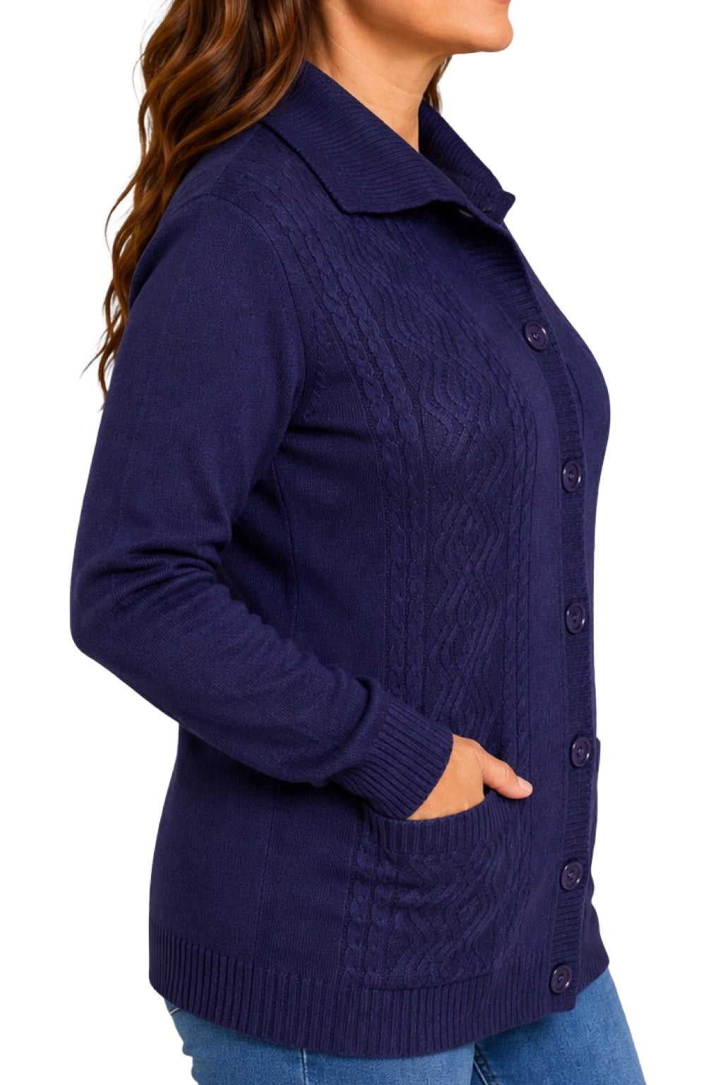 Cardigan Bottoni e Tasche
