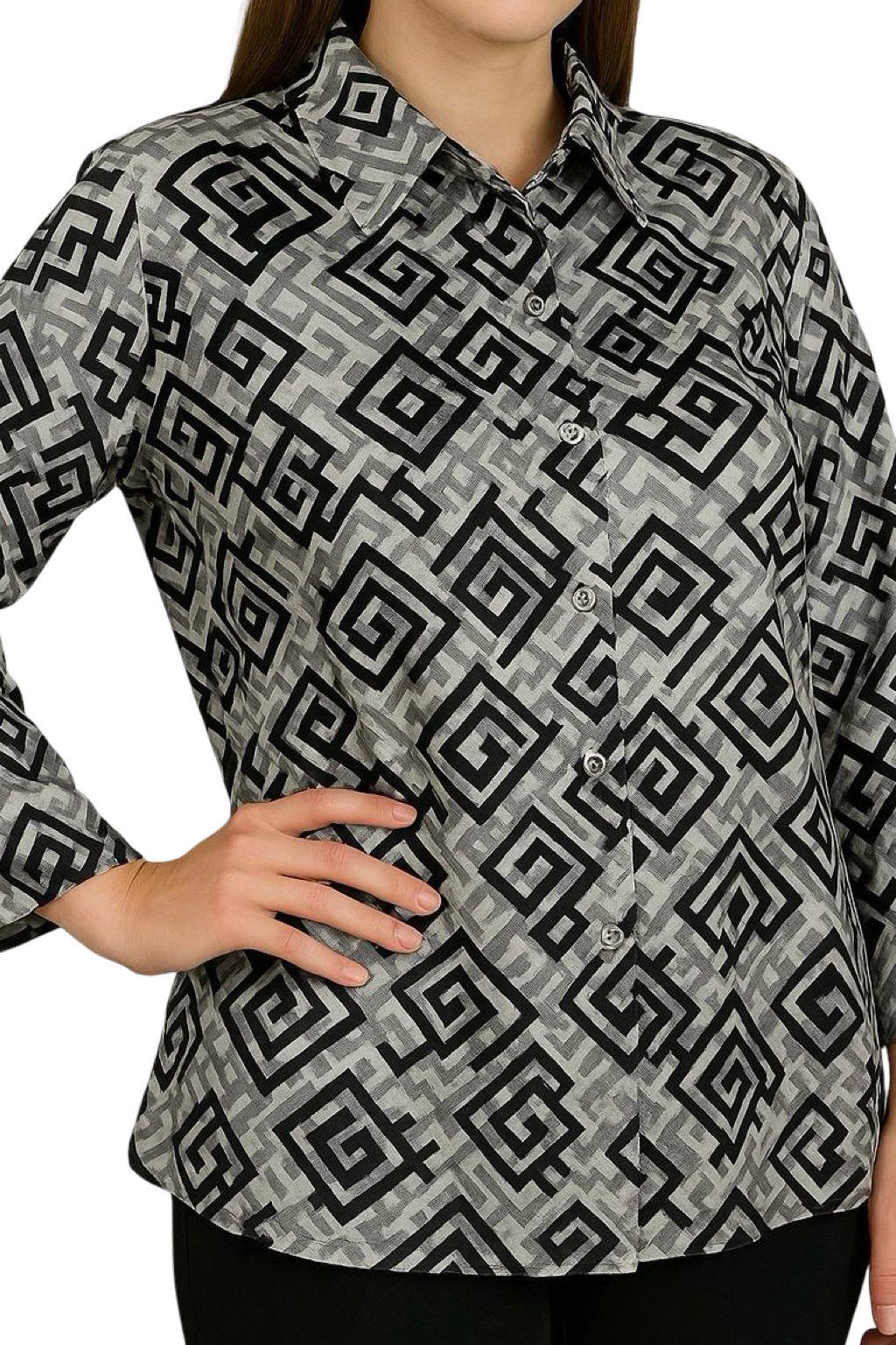 Camicia Fantasia Geometrica