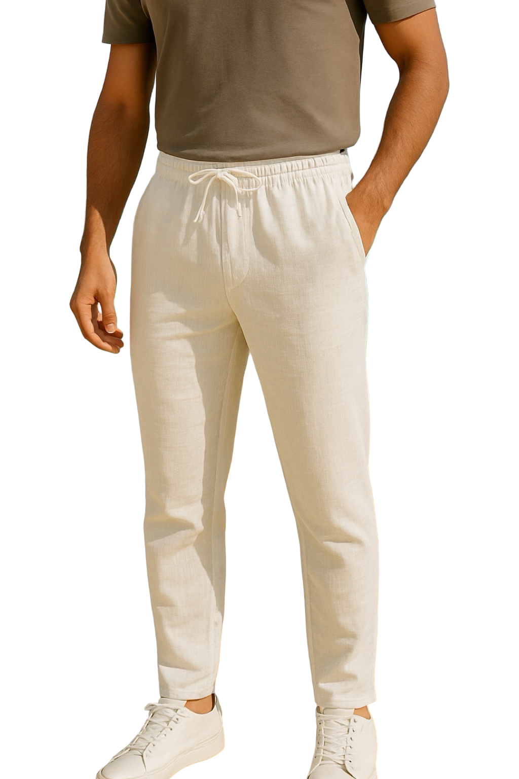 Pantaloni Lino uomo