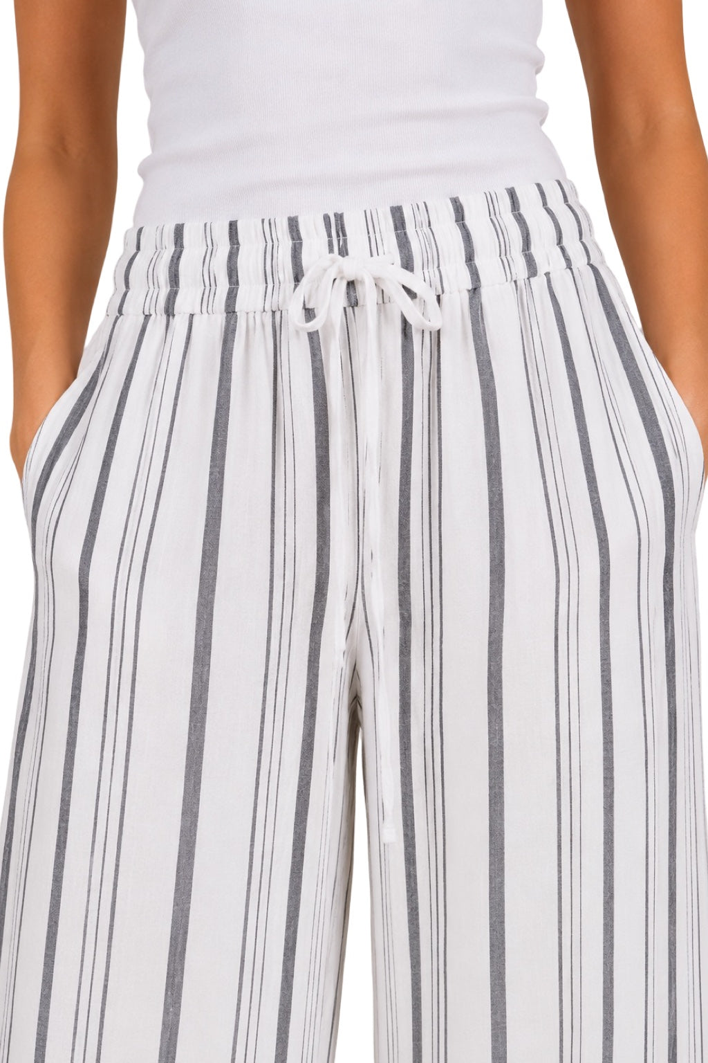 Pantaloni palazzo a righe