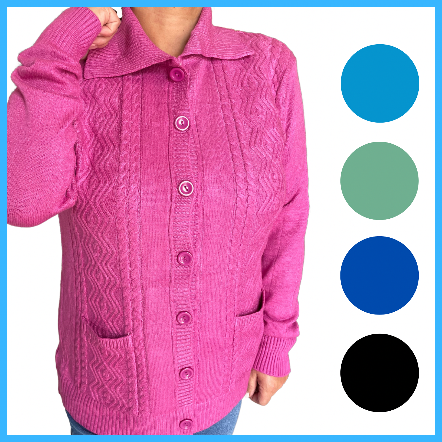 Cardigan con bottoni
