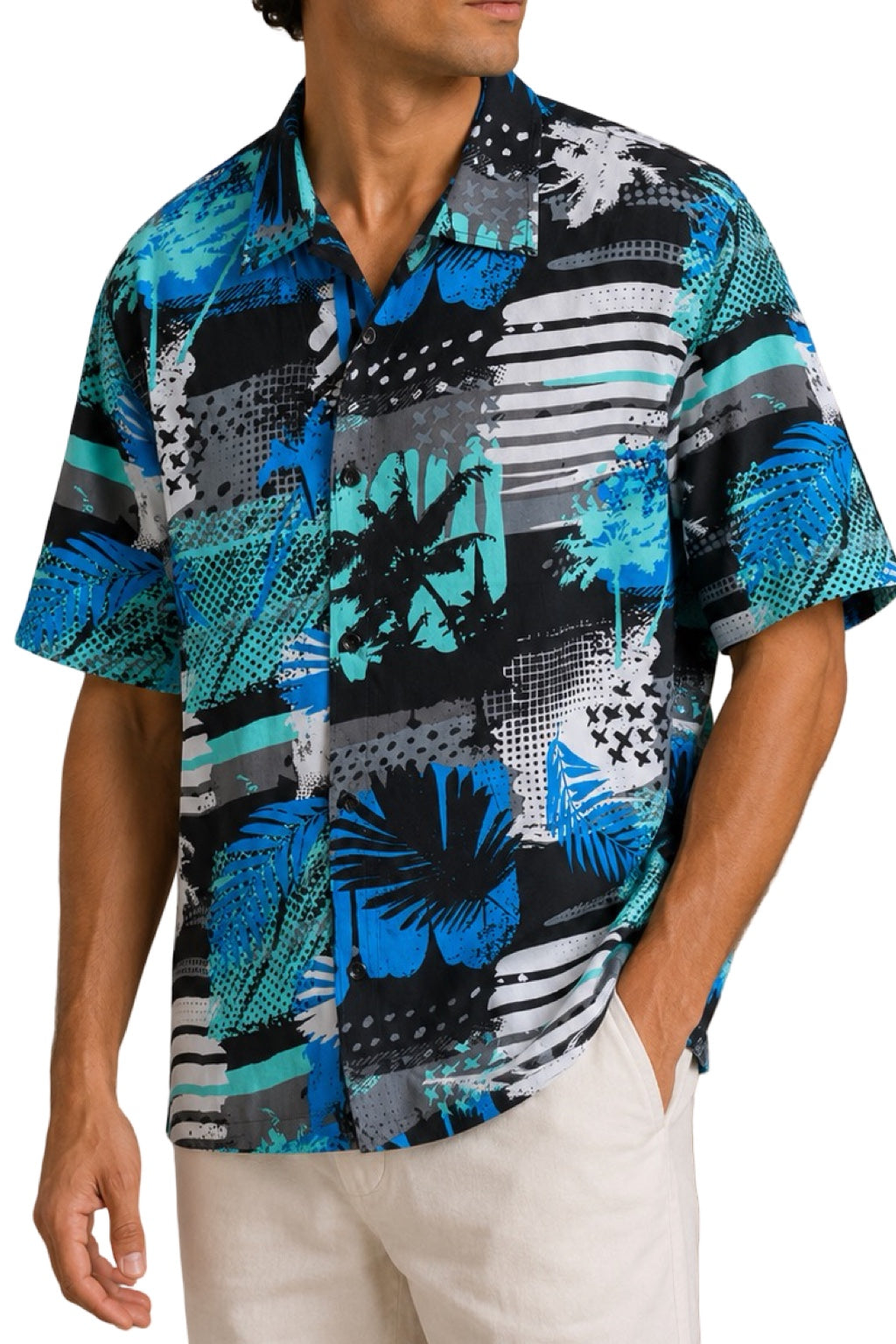 Camicia uomo Hawaiana