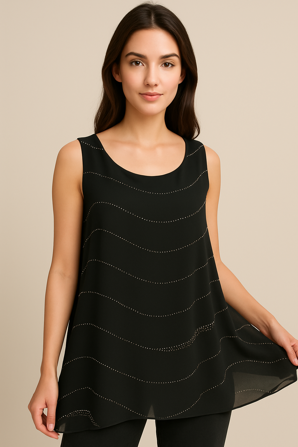 Canotta Elegante con velo