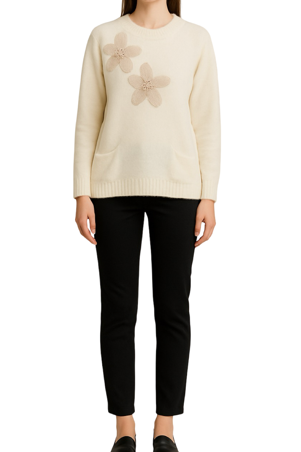 Maglione Macramé con tasche