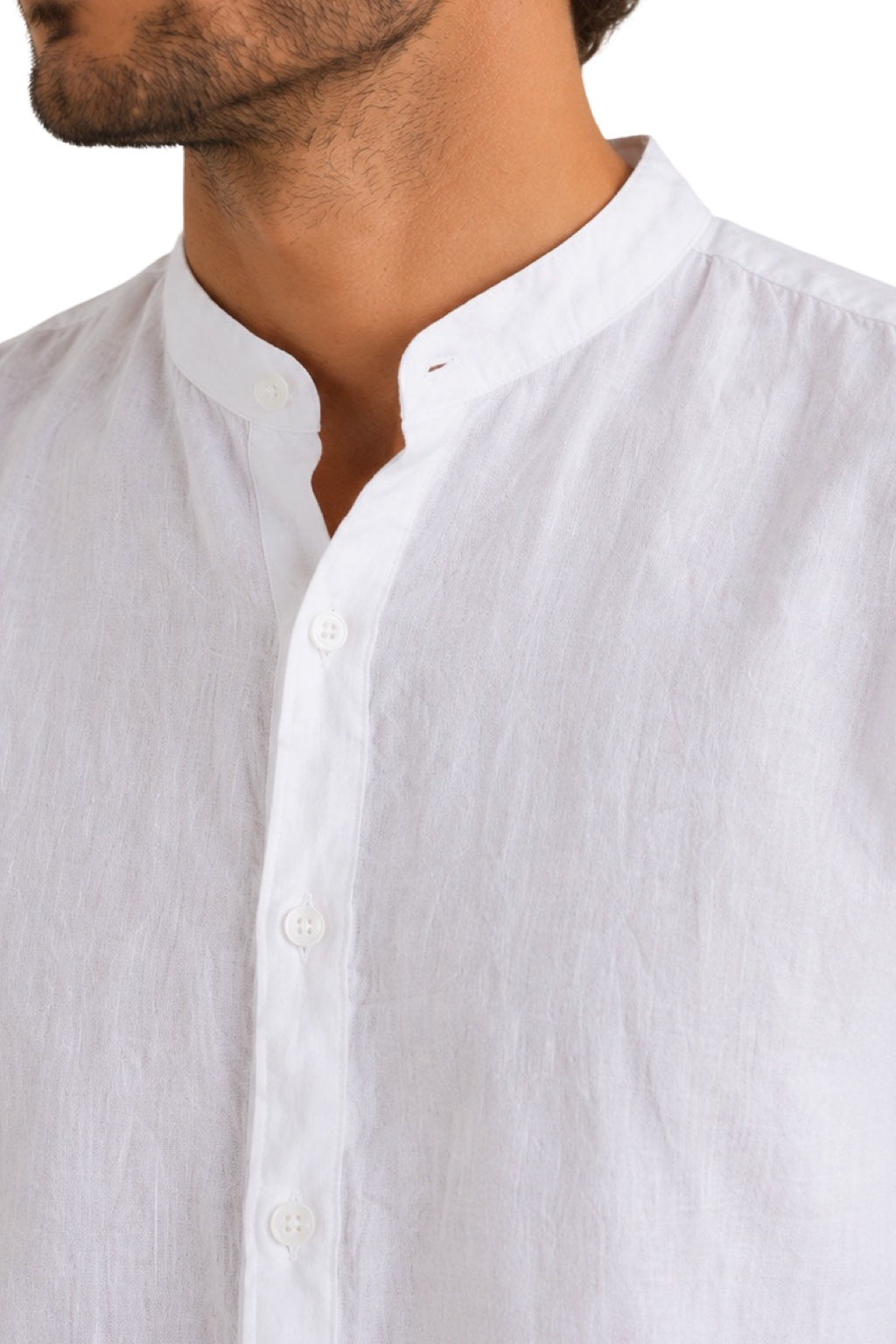 Camicia Lino Manica Corta