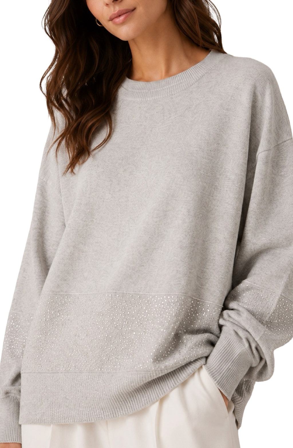 Maglia Lunga Fascia Paillettes