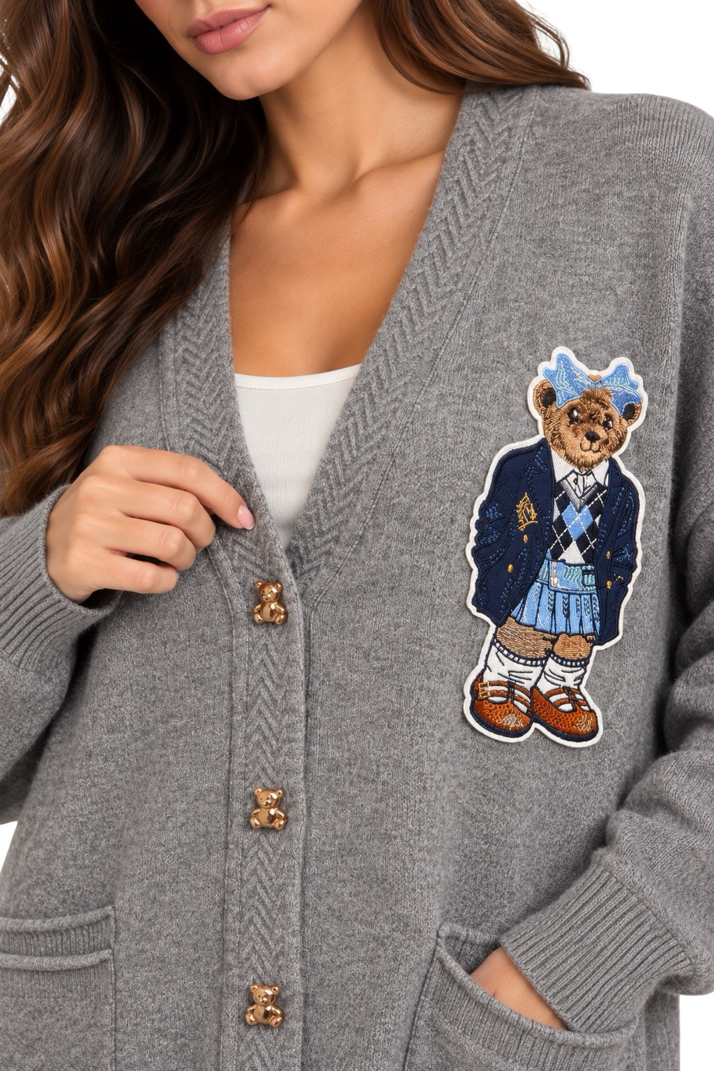 Cardigan Lungo Teddy