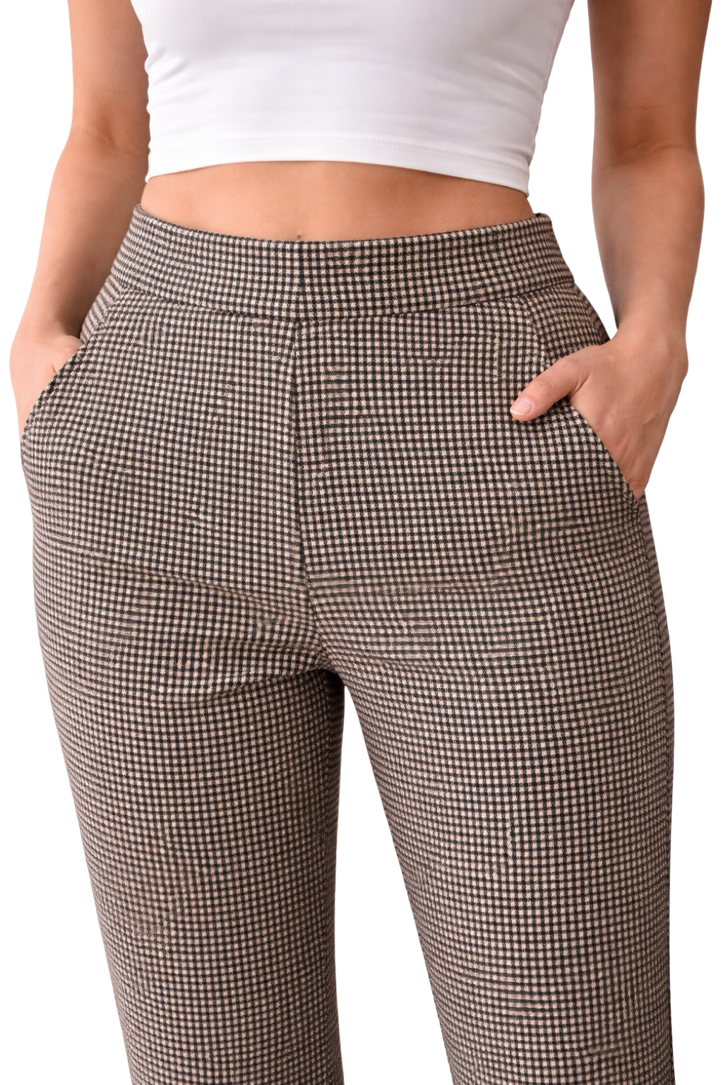 Pantaloni Classici Quadri