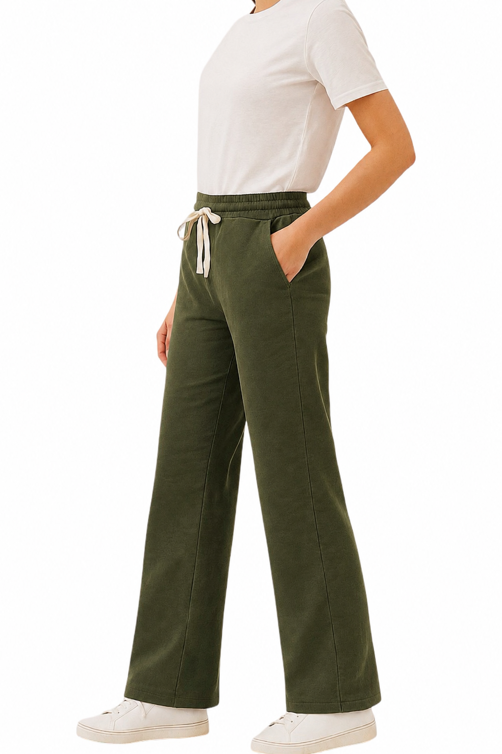 Pantaloni a costine in velluto