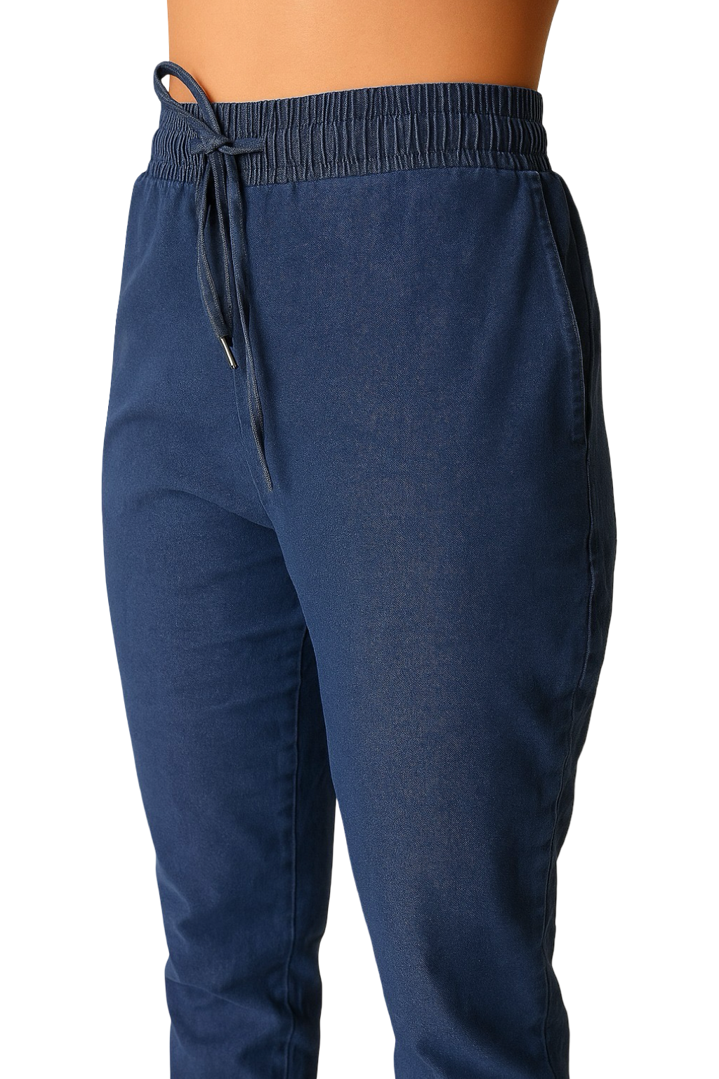 Jeans con Elastico in vita